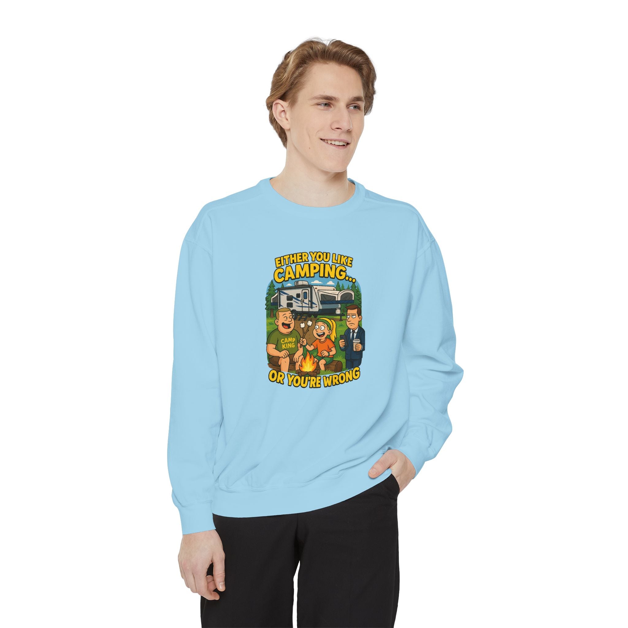 Camping Adventure Sweatshirt - Perfect for Outdoor Lovers