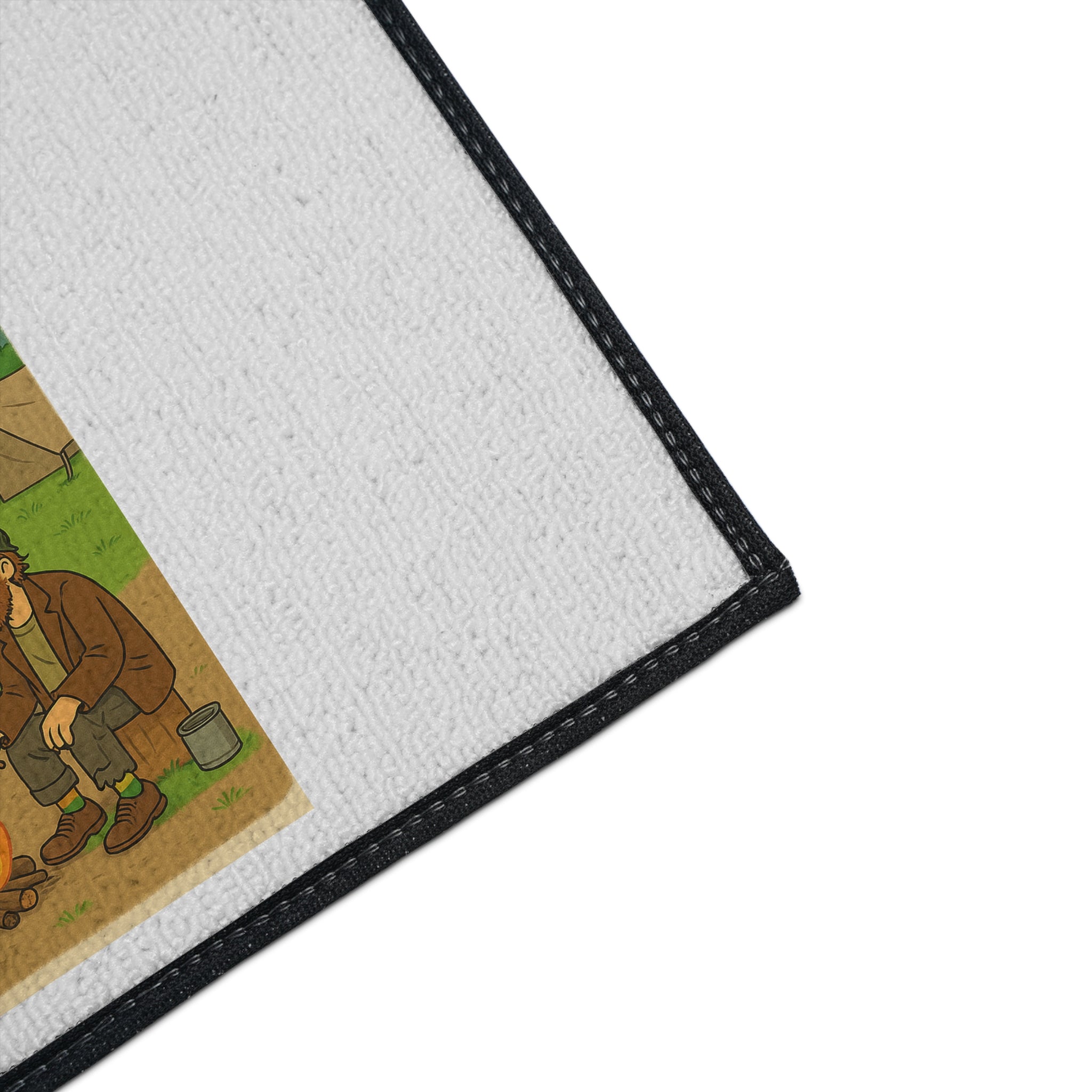 Camping-Themed Heavy Duty Floor Mat | Outdoor Rug, Camping Decor, Funny Home Accessory, RV Mat, Adventure Flooring