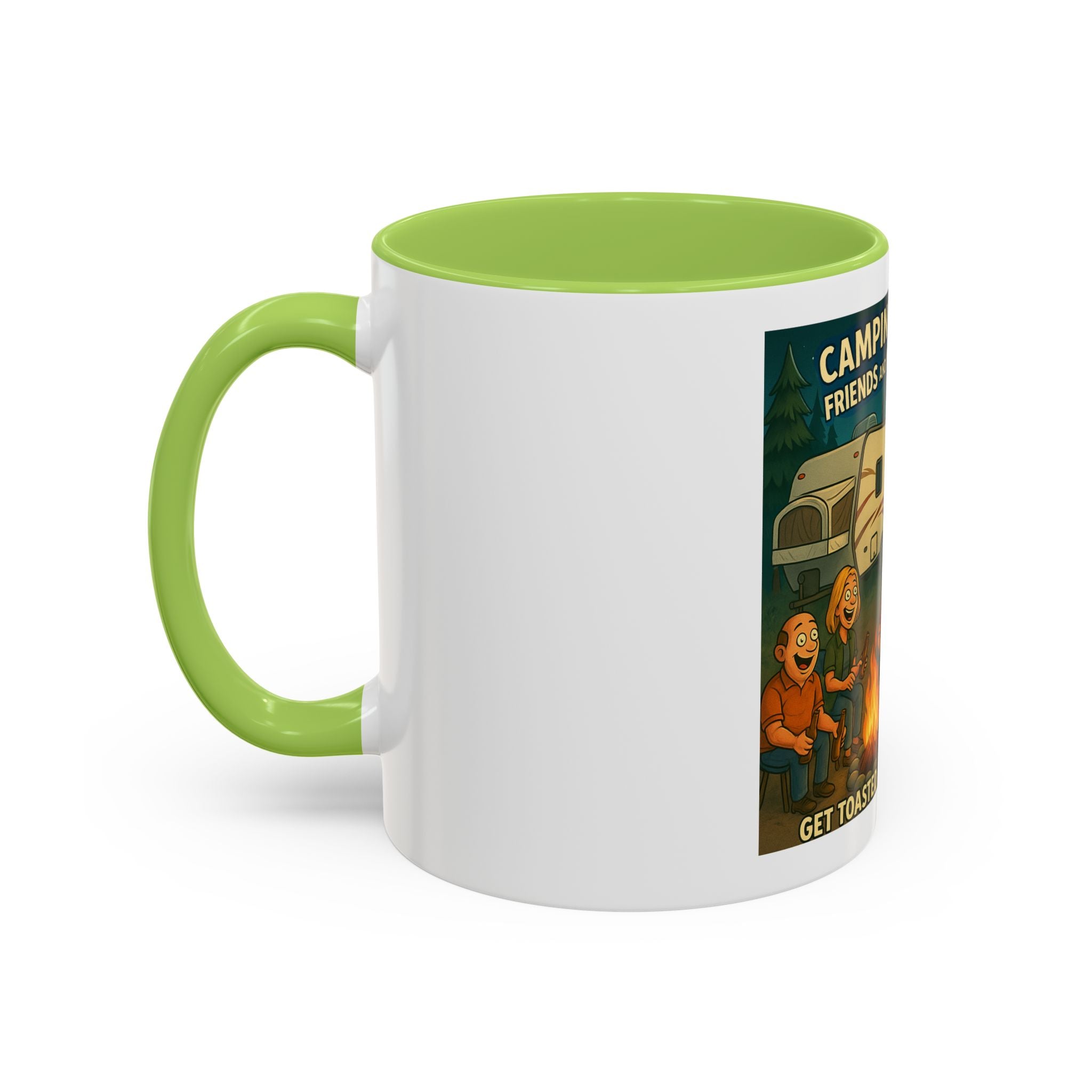 Camping Adventure Coffee Mug, Funny Mug for Campers, Get Toasted at the Same Time, Outdoor Gift, Nature Lover, Camping Decor