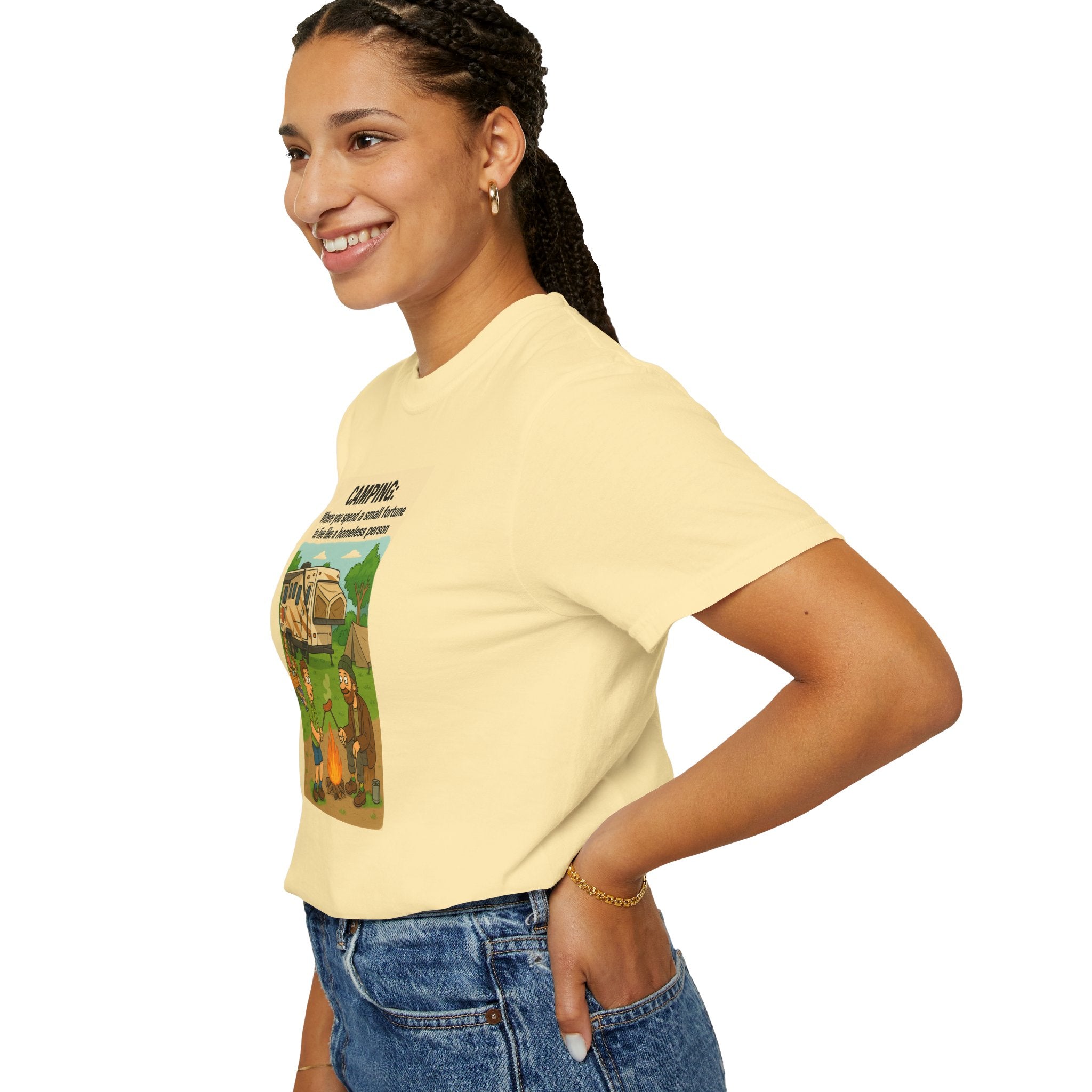 Camping Humor T-Shirt, Unisex Graphic Tee, Adventure Gift, Outdoor Lover Apparel, Funny Camping Shirt