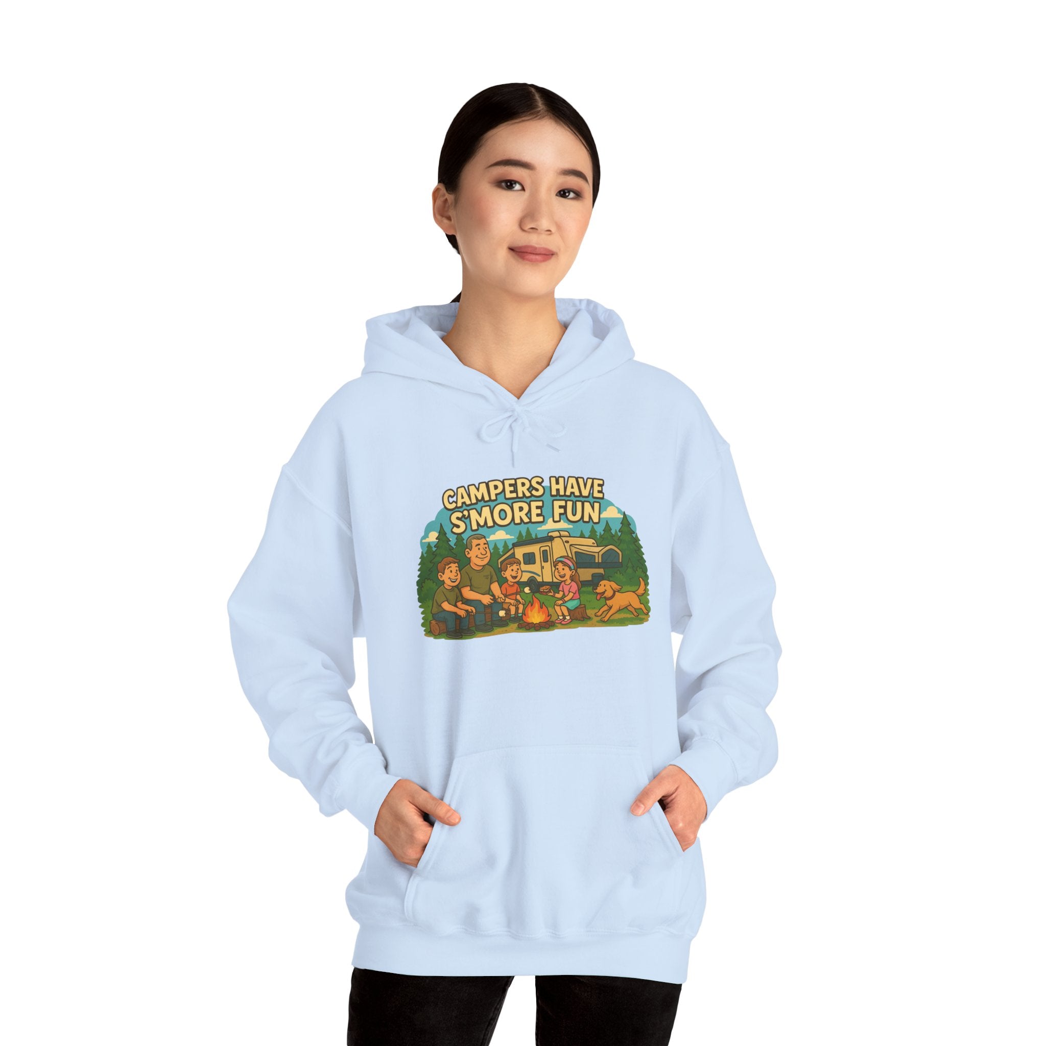 Campfire Vibes Hoodie - Perfect for Outdoor Lovers, Camping Trips, Nature Adventures, Gift for Campers, Cozy Hooded Sweatshirt
