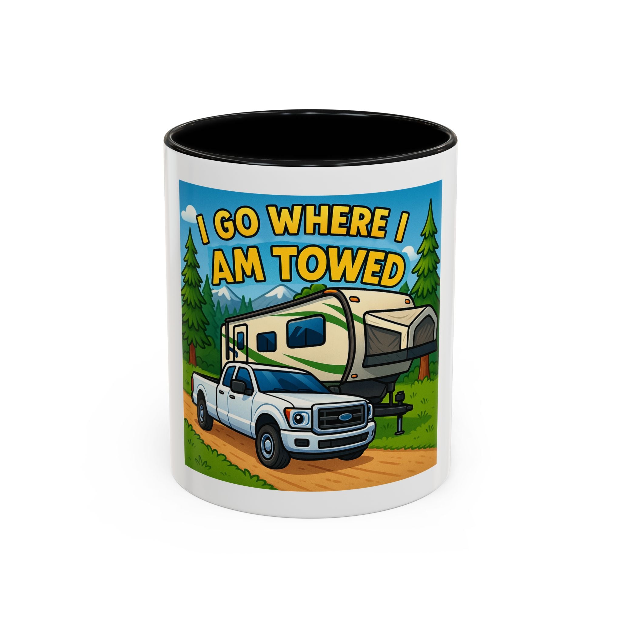 Adventure Camping Coffee Mug, RV Lover Gift, Hiking Mug, Travel Enthusiast Ceramic Cup, Nature Lover Drinkware