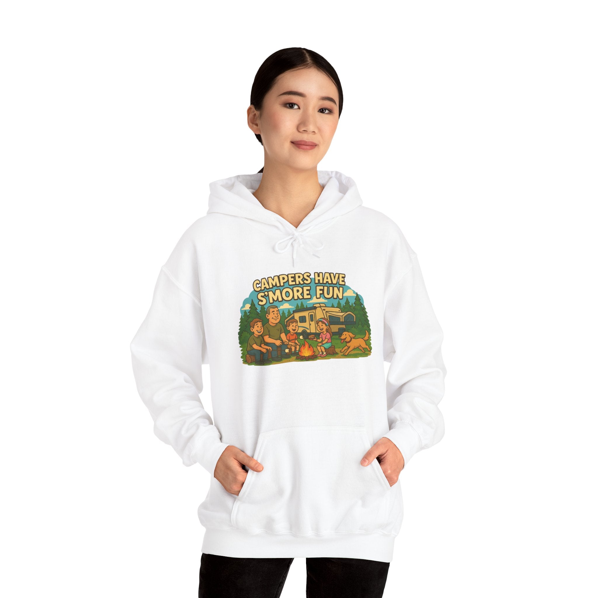 Campfire Vibes Hoodie - Perfect for Outdoor Lovers, Camping Trips, Nature Adventures, Gift for Campers, Cozy Hooded Sweatshirt