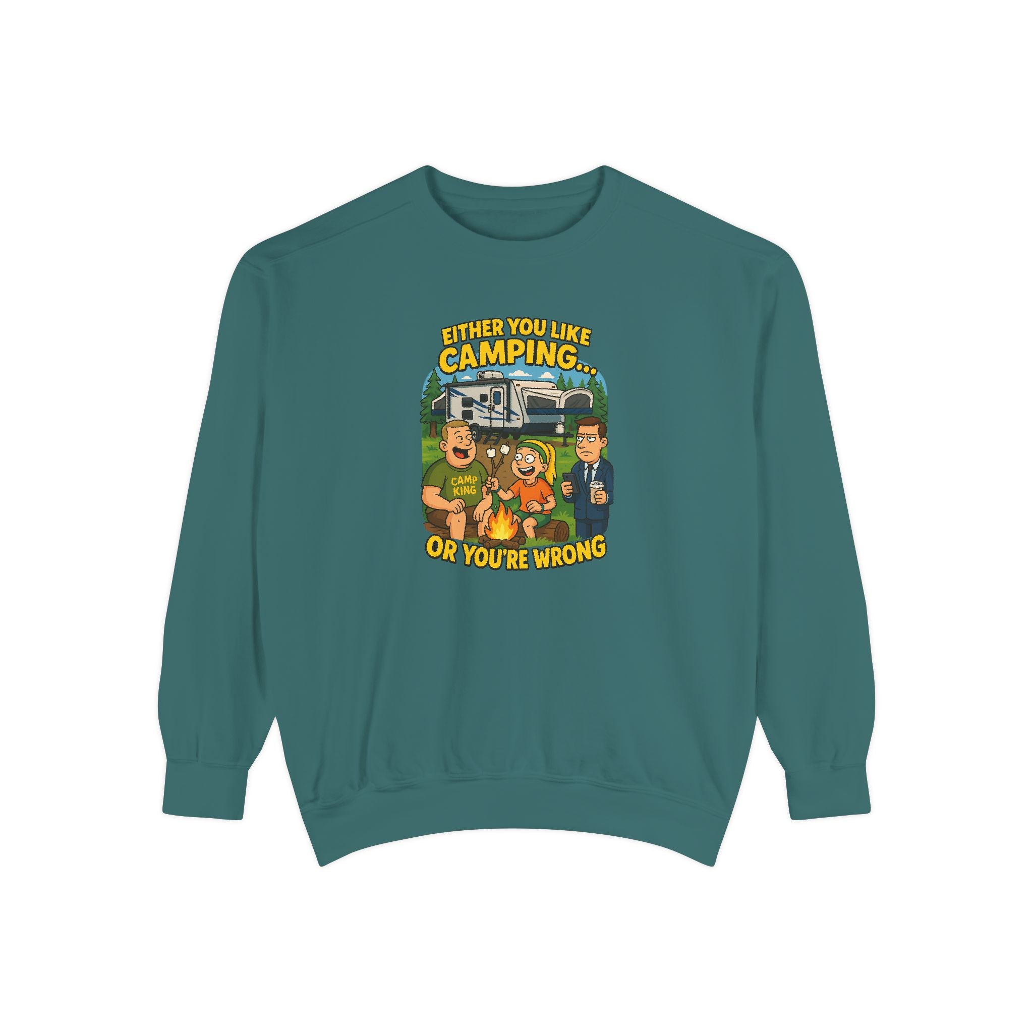 Camping Adventure Sweatshirt - Perfect for Outdoor Lovers