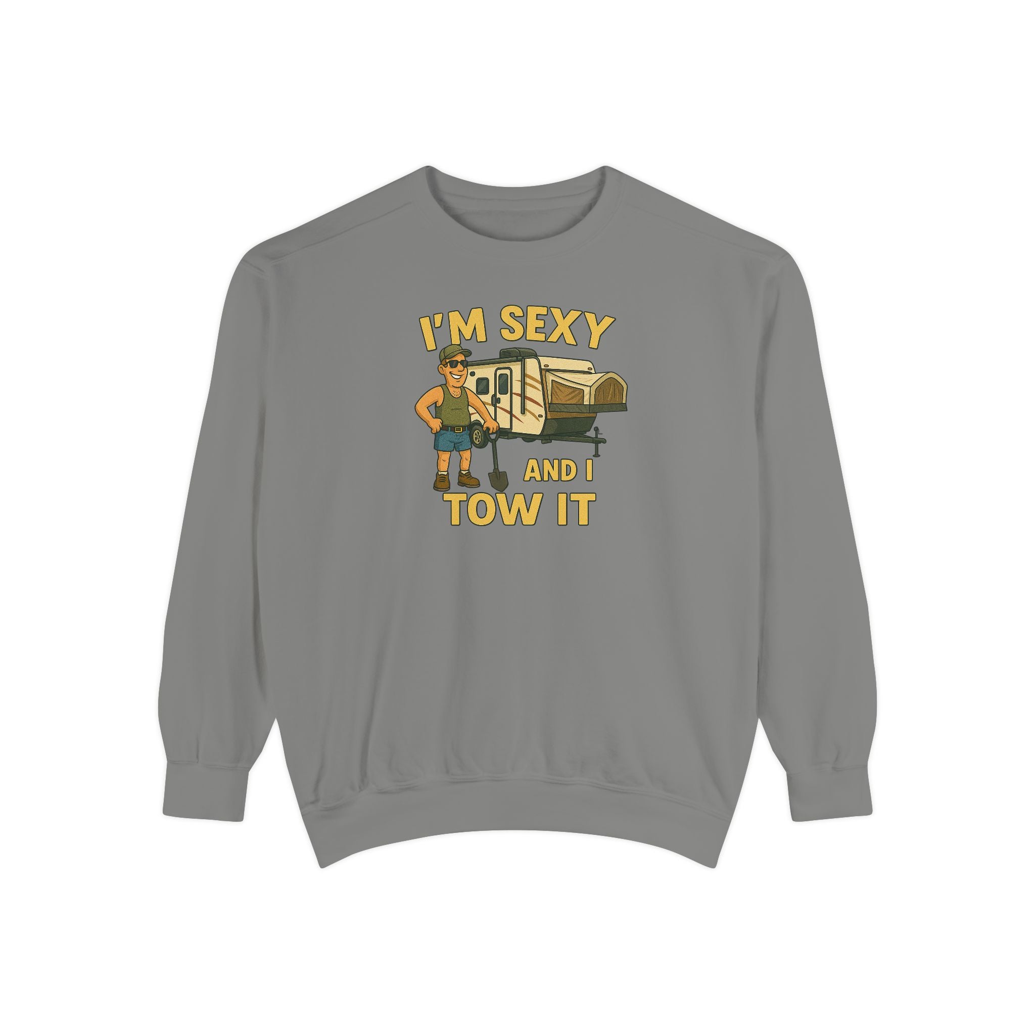 Funny Tow Truck Sweatshirt, Unisex Garment-Dyed Pullover, Casual Gift for Drivers, Trucking Humor Apparel, Cozy Fall Outfit, Perfect [...]