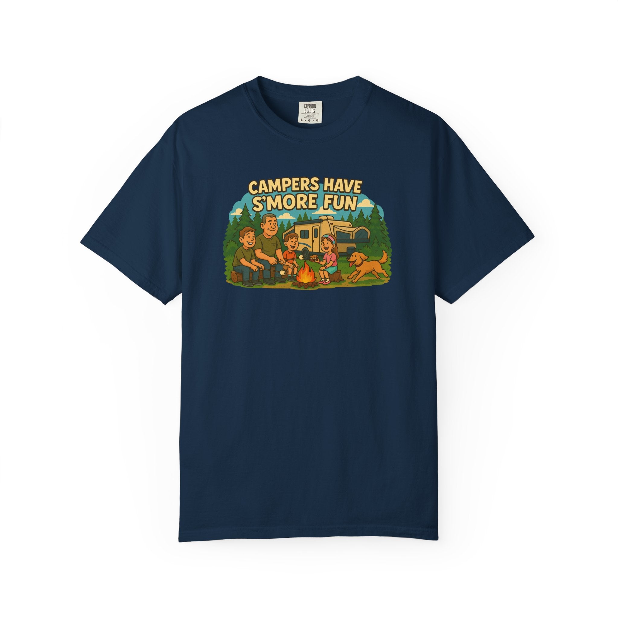 Camping T-Shirt for Outdoor Lovers, Perfect Gift for Campers, Adventure Tee, Vacation Shirt, Summer Fun Merchandise