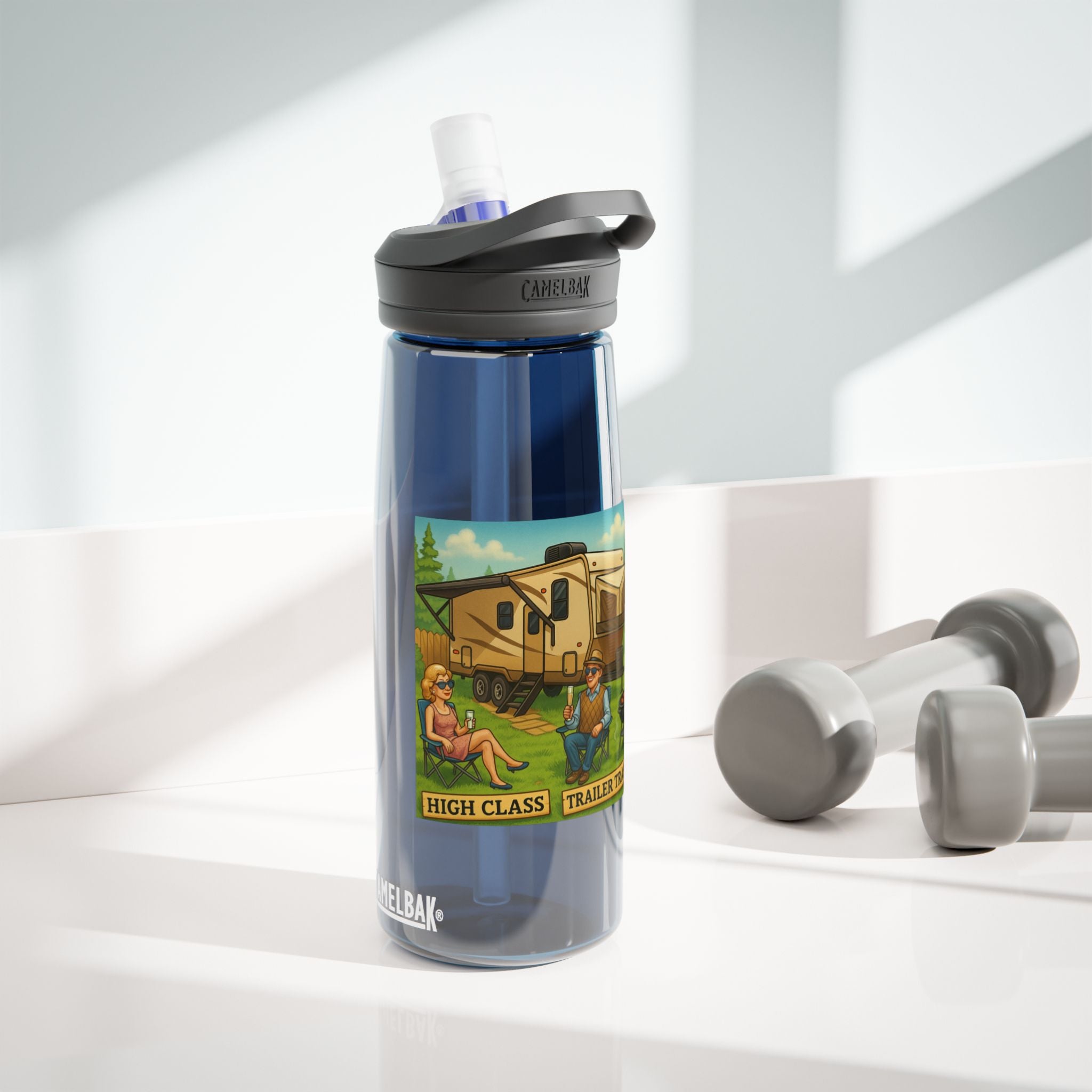 High Class Trailer Trash Water Bottle