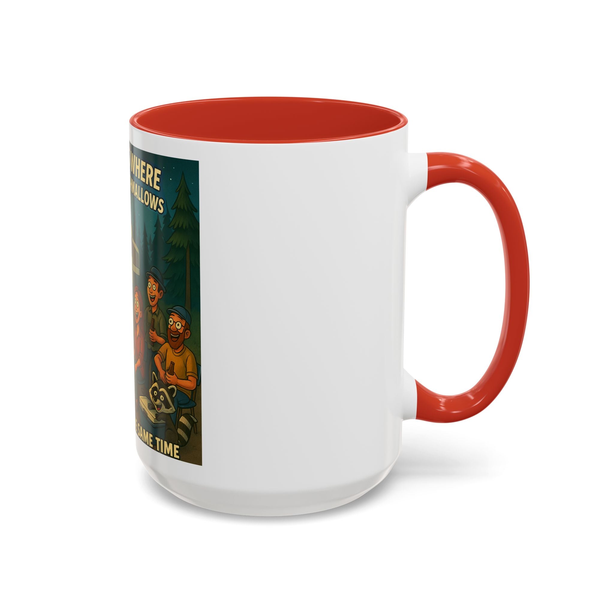 Camping Adventure Coffee Mug, Funny Mug for Campers, Get Toasted at the Same Time, Outdoor Gift, Nature Lover, Camping Decor