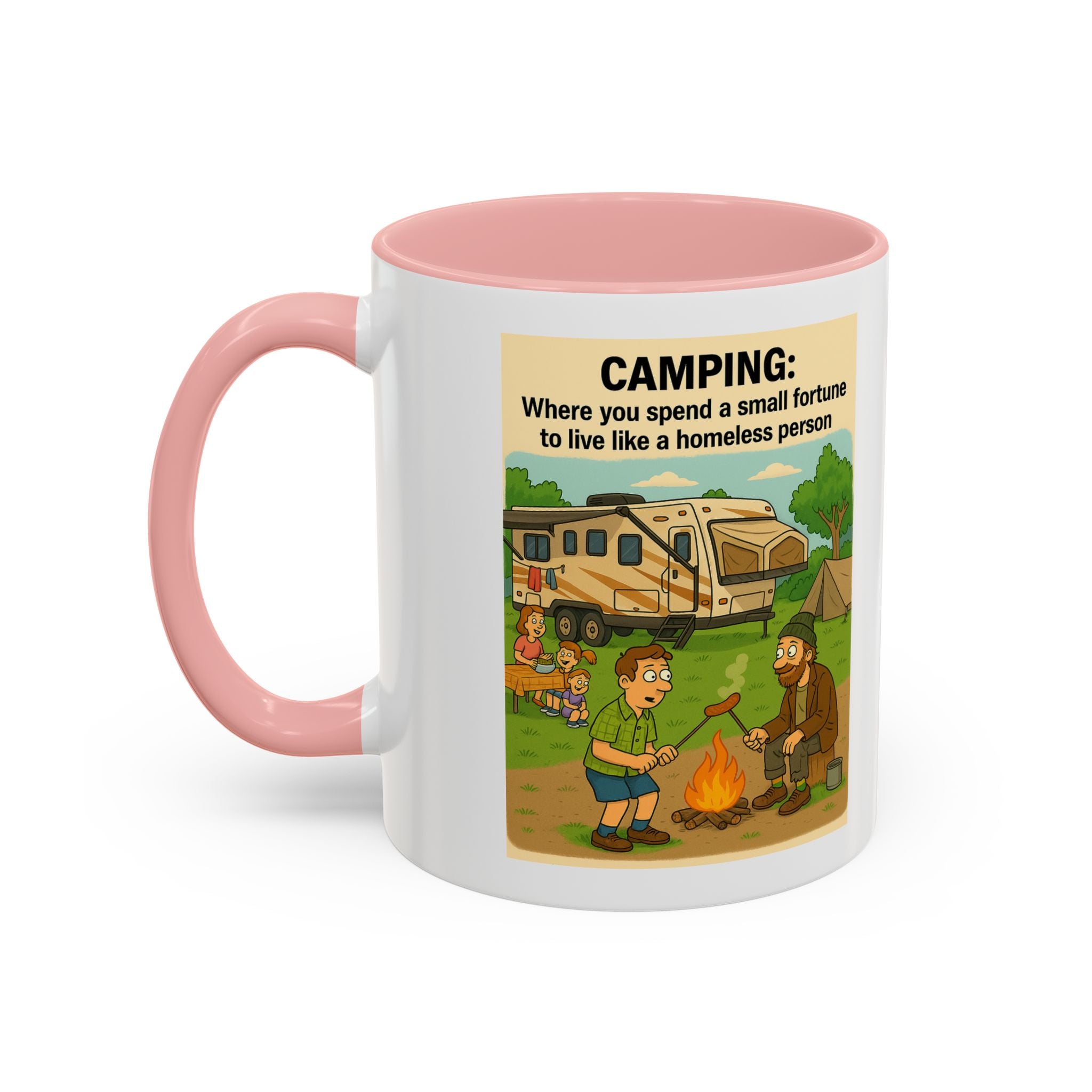 Camping Humor Coffee Mug, Hilarious Campfire Gift, Funny Mug for Outdoors Lovers, Adventure Lover's Coffee Cup, Unique Camping Present