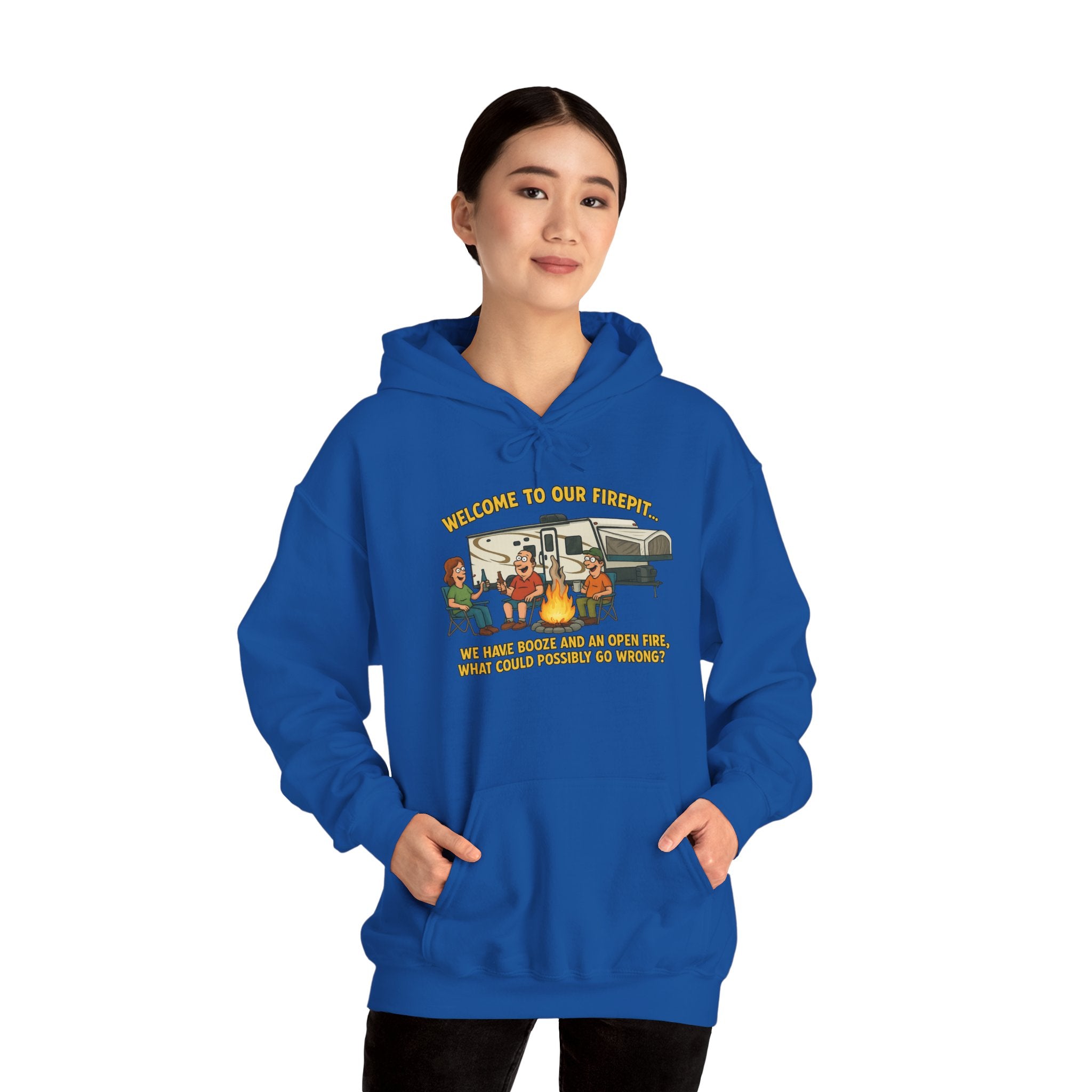 Cozy Campfire Sweatshirt | Unisex Hoodie for Outdoor Lovers, Camping Gear, Warmth for Fall, Great Gift for Nature Enthusiasts