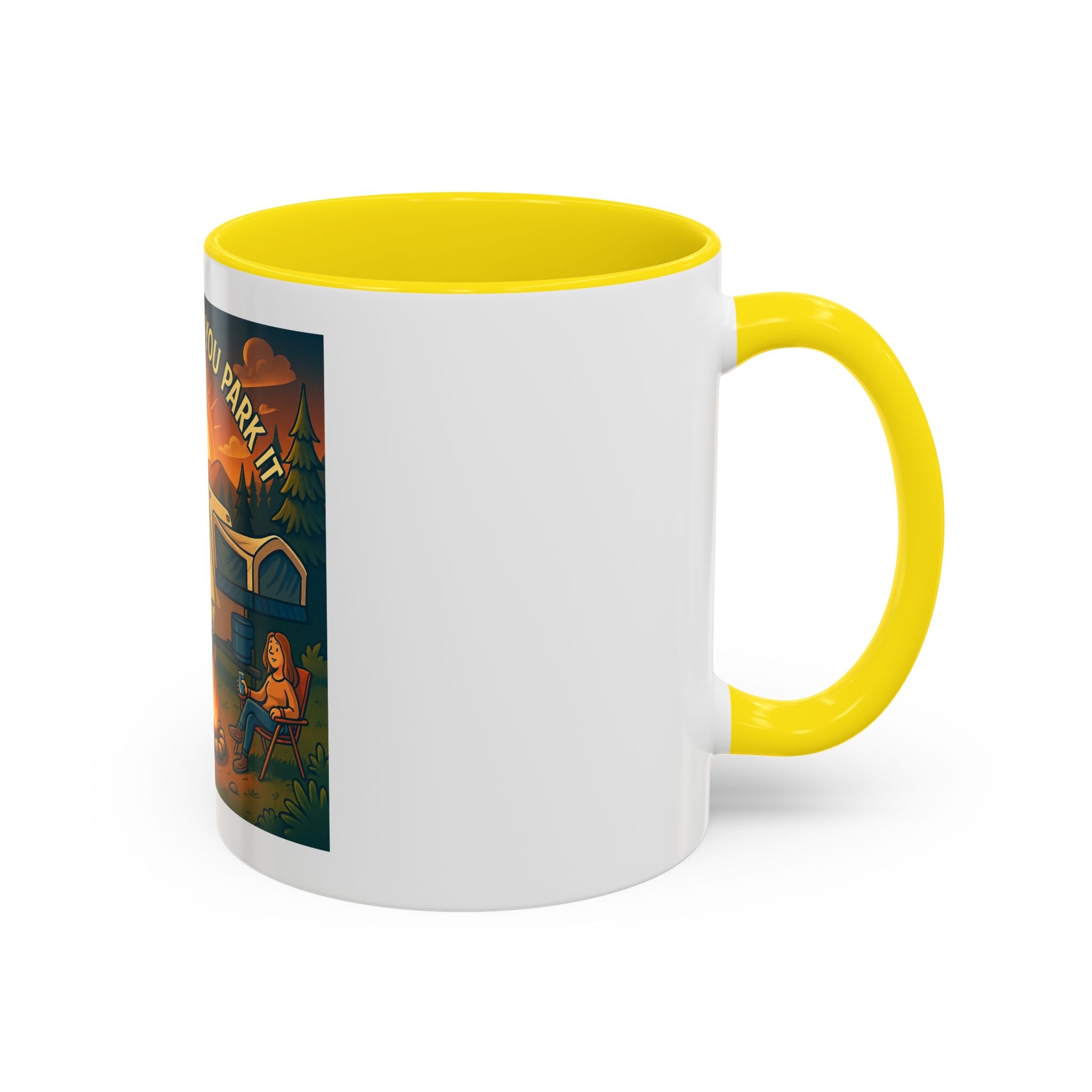 Camping Coffee Mug, Home is Where You Park It, RV Life Mug, Adventure Gift, Outdoor Enthusiast Drinkware
