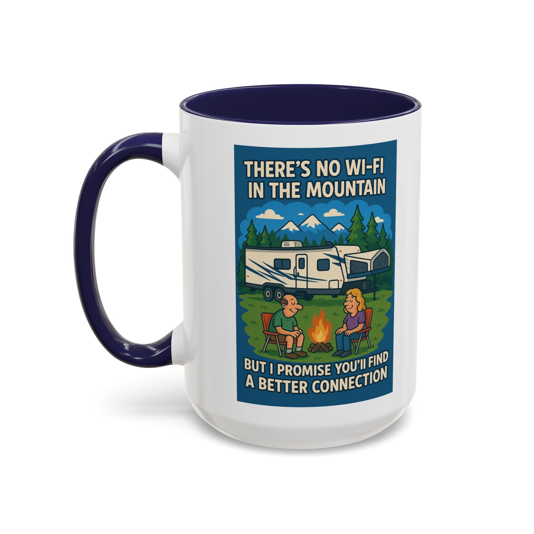 Nature Connection Coffee Mug - Adventure, Camping, Outdoor Gift, Travel Mug, Hiking Coffee Cup