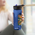 Campfire Adventures Water Bottle, RV Life, Outdoor Fun, Camping Gear, Hydration Bottle, Eco-Friendly Drinking