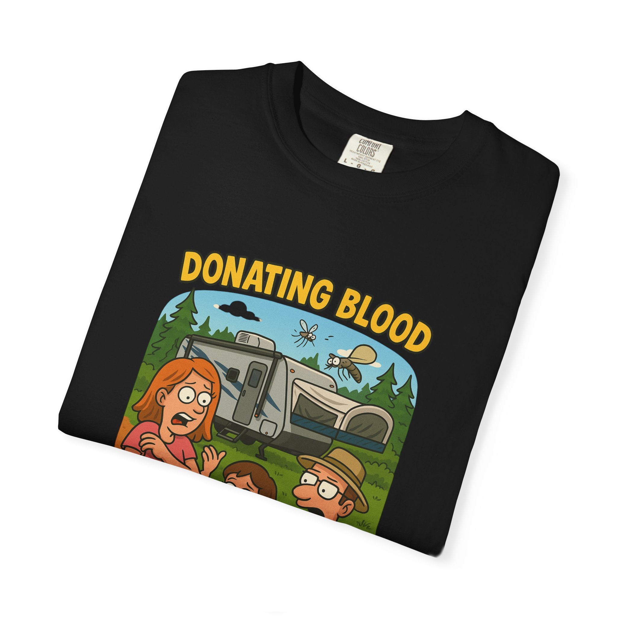 Playful Donation Humor Tee for Blood Donors, Perfect for Fundraisers, Special Events, Gifts, and Everyday Wear