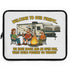 Funny Camping Laptop Sleeve - Welcome to Our Firepit, Outdoors Gift, Camping Accessories, Laptop Case, Personalized Tech Sleeve