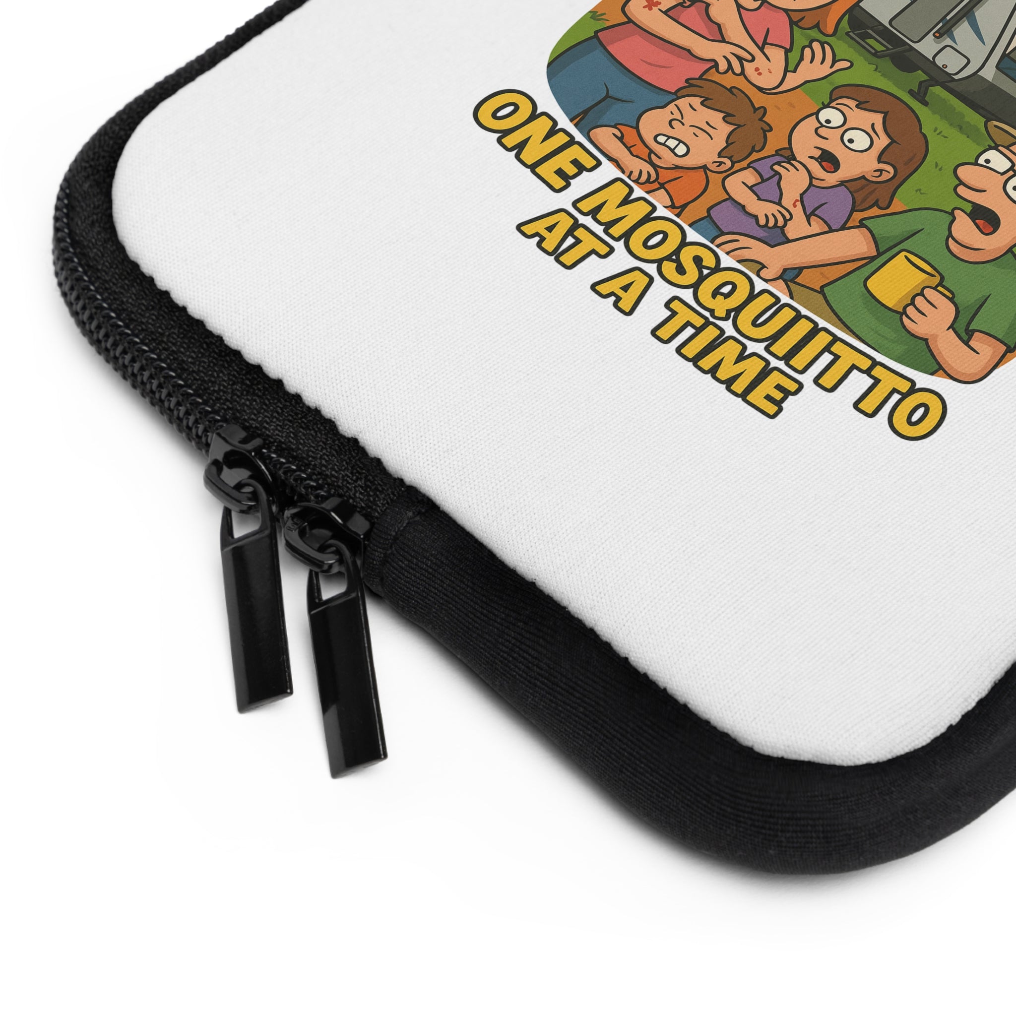 Whimsical Laptop Sleeve featuring Fun Design, Perfect for Students, Donating Blood, Office Use, Gifts, & Eco-Friendly Style