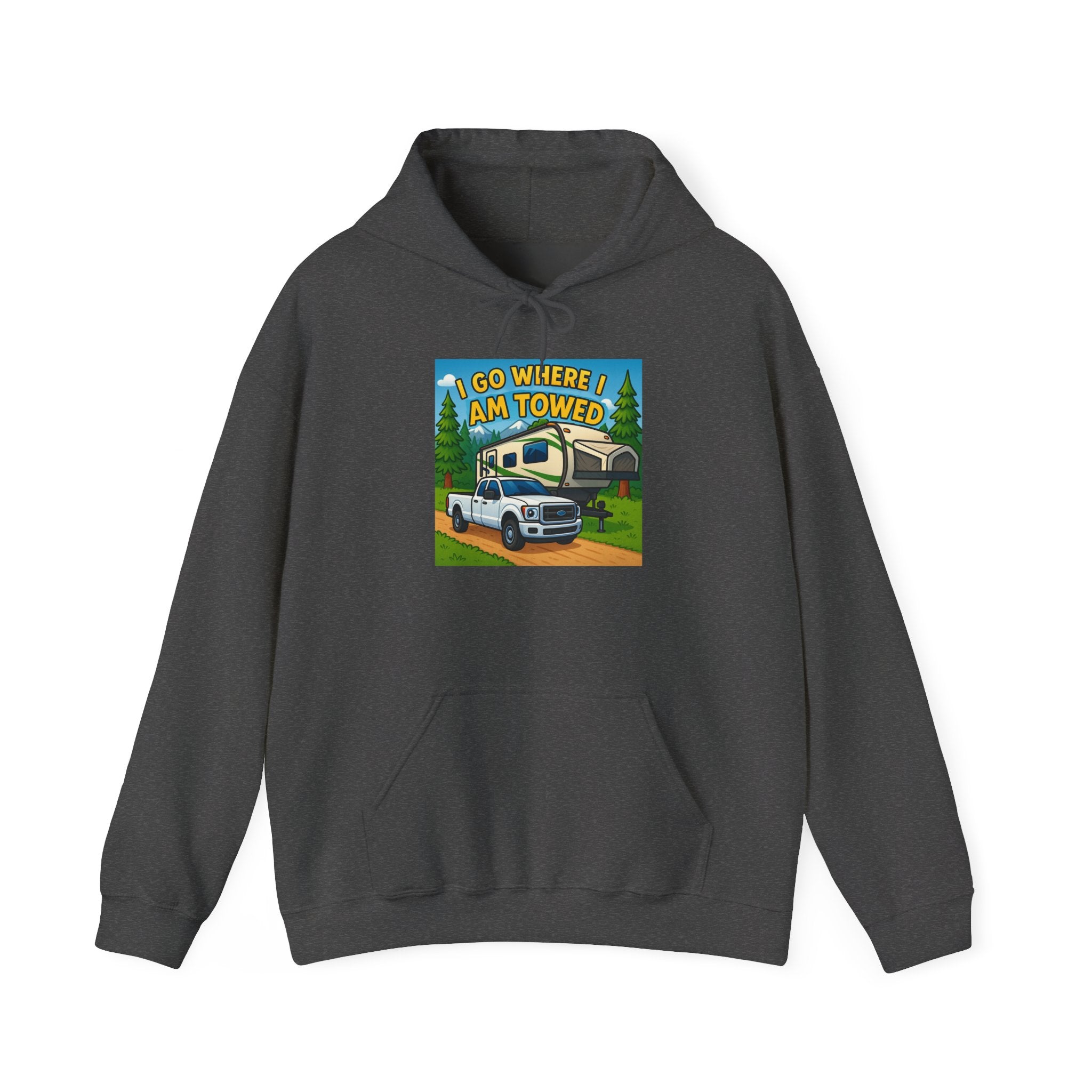 Adventure-Themed Hooded Sweatshirt - Perfect for Travel Enthusiasts, Camper Gifts, Cozy Outings, Outdoor Activities, Road Trip Essentials