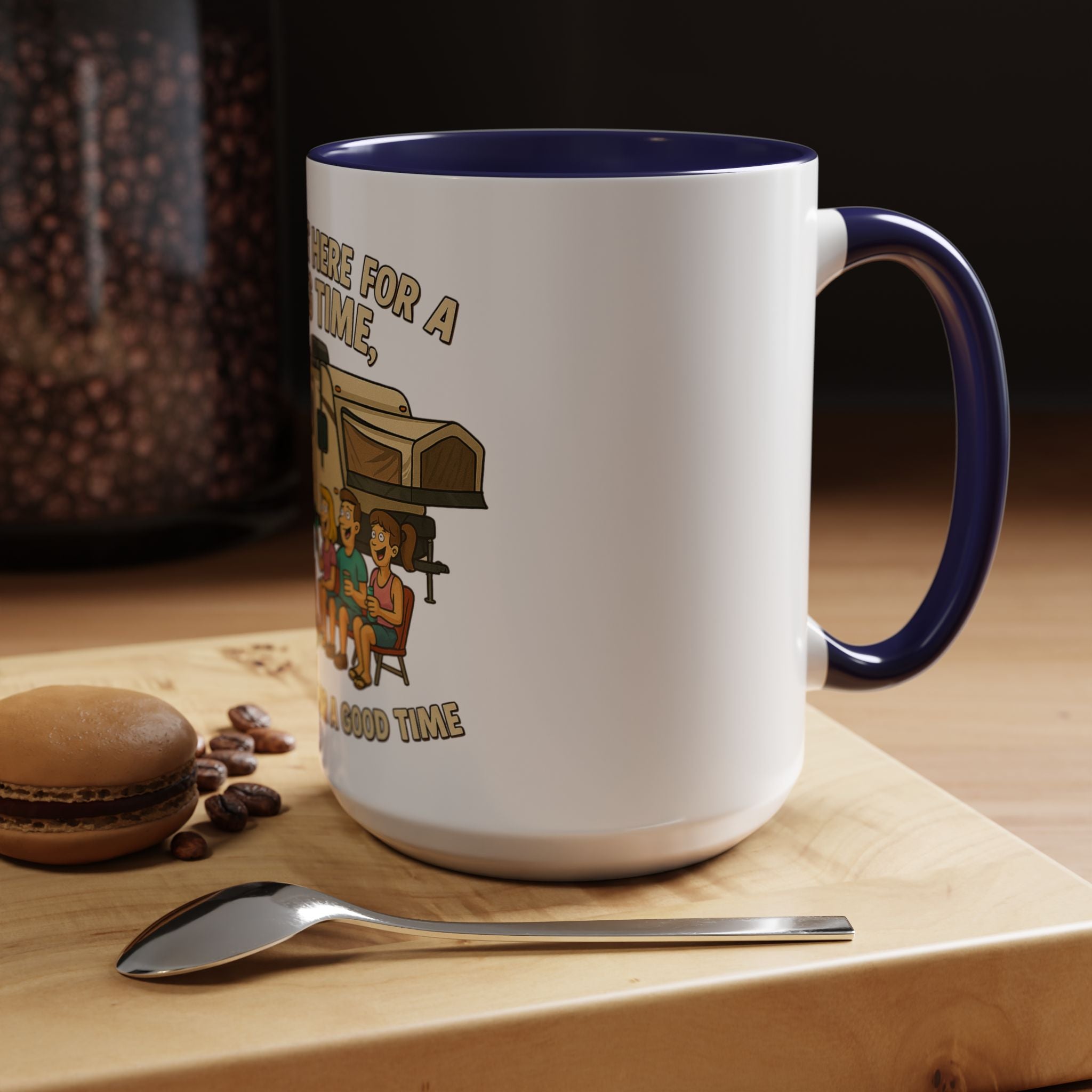 Camping Adventure Coffee Mug - Fun Quote Mug for Outdoor Enthusiasts