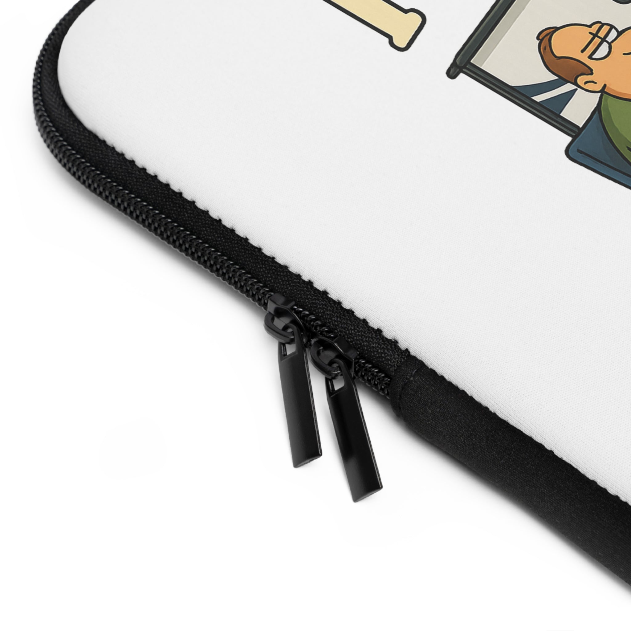 Funny Camping Laptop Sleeve - "I Camp Because Punching People is Frowned Upon"