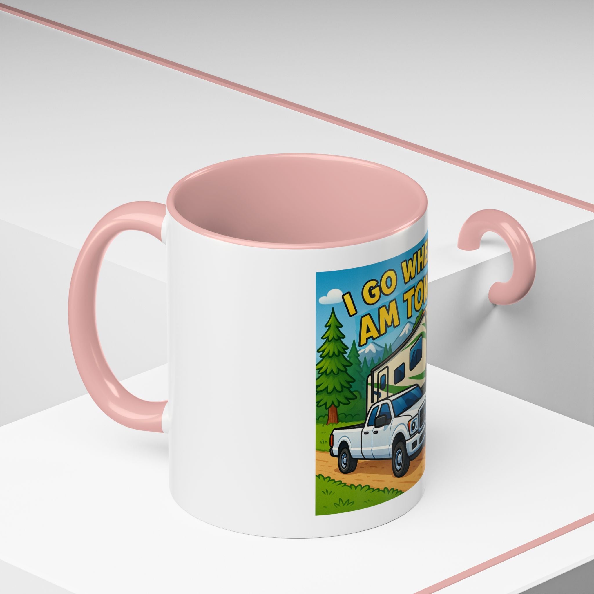 Adventure Camping Coffee Mug, RV Lover Gift, Hiking Mug, Travel Enthusiast Ceramic Cup, Nature Lover Drinkware