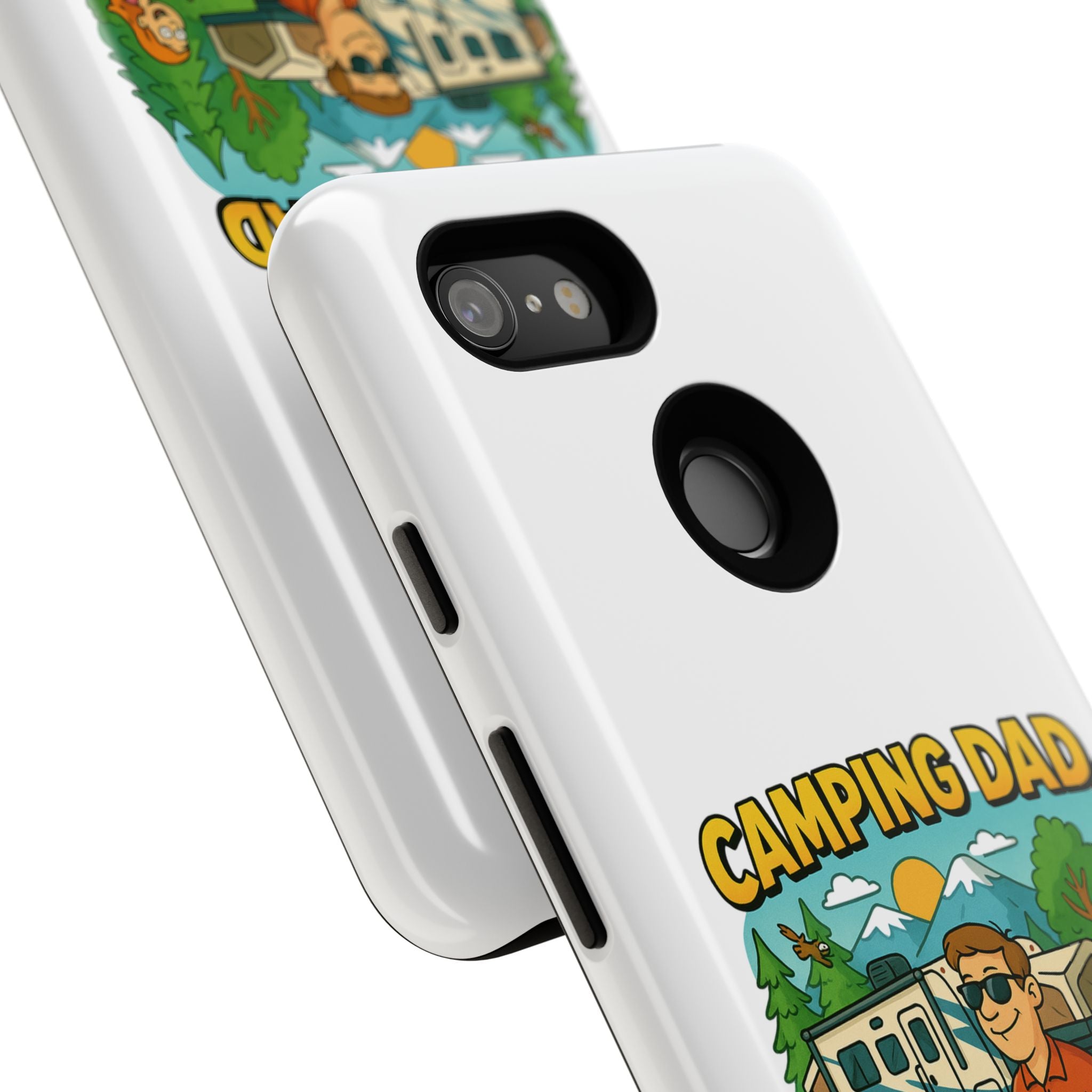 Camping Dad Phone Case - Unique Tough Cover for Outdoor Dads