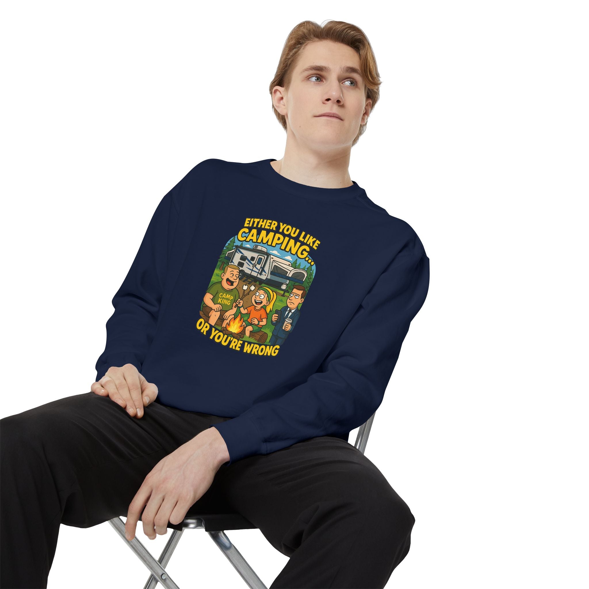 Camping Adventure Sweatshirt - Perfect for Outdoor Lovers
