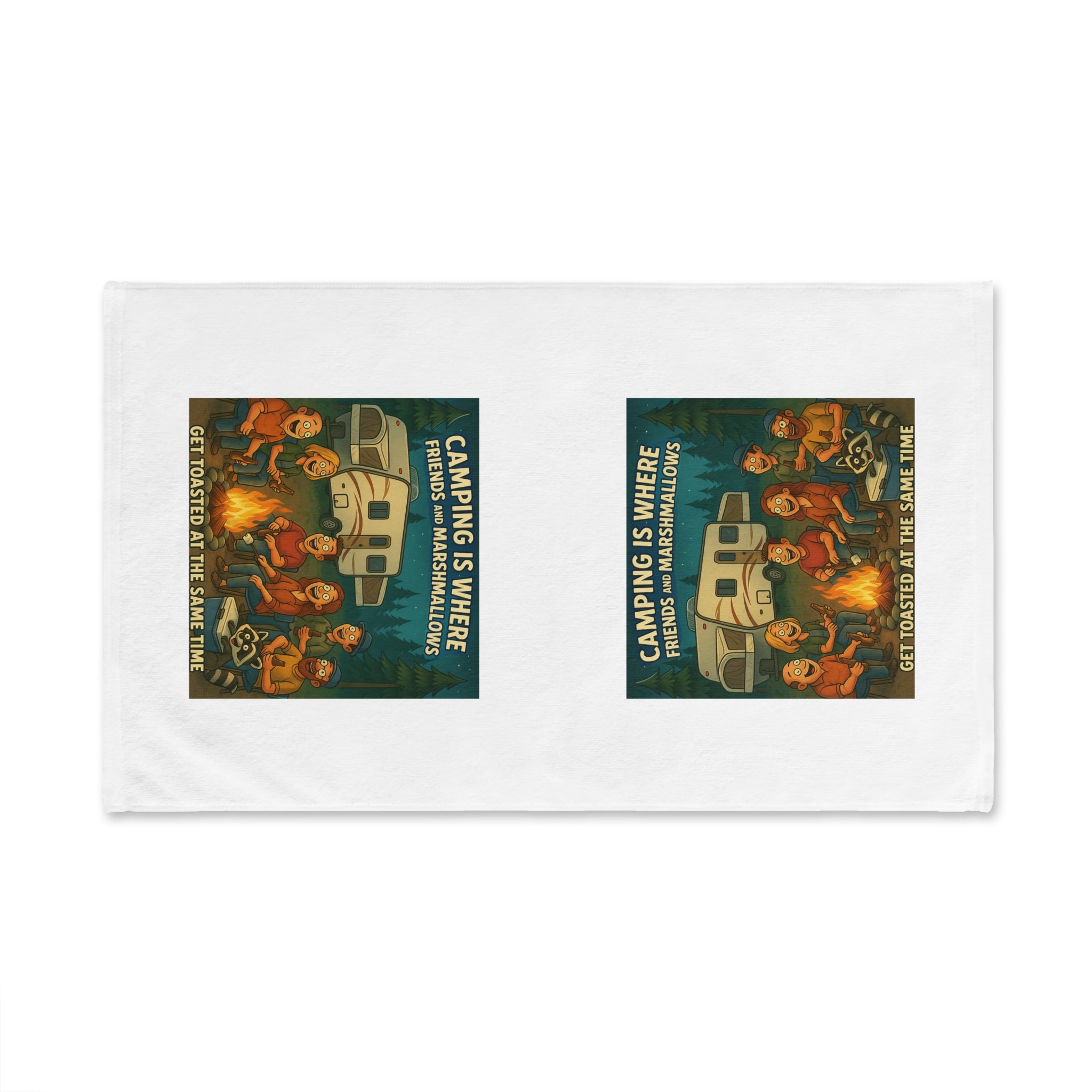Camping Themed Hand Towel - Perfect for Campers, Outdoor Enthusiasts, & Gifts for Adventurers | Cute Kitchen Towel, Fun Camping Decor, [...]