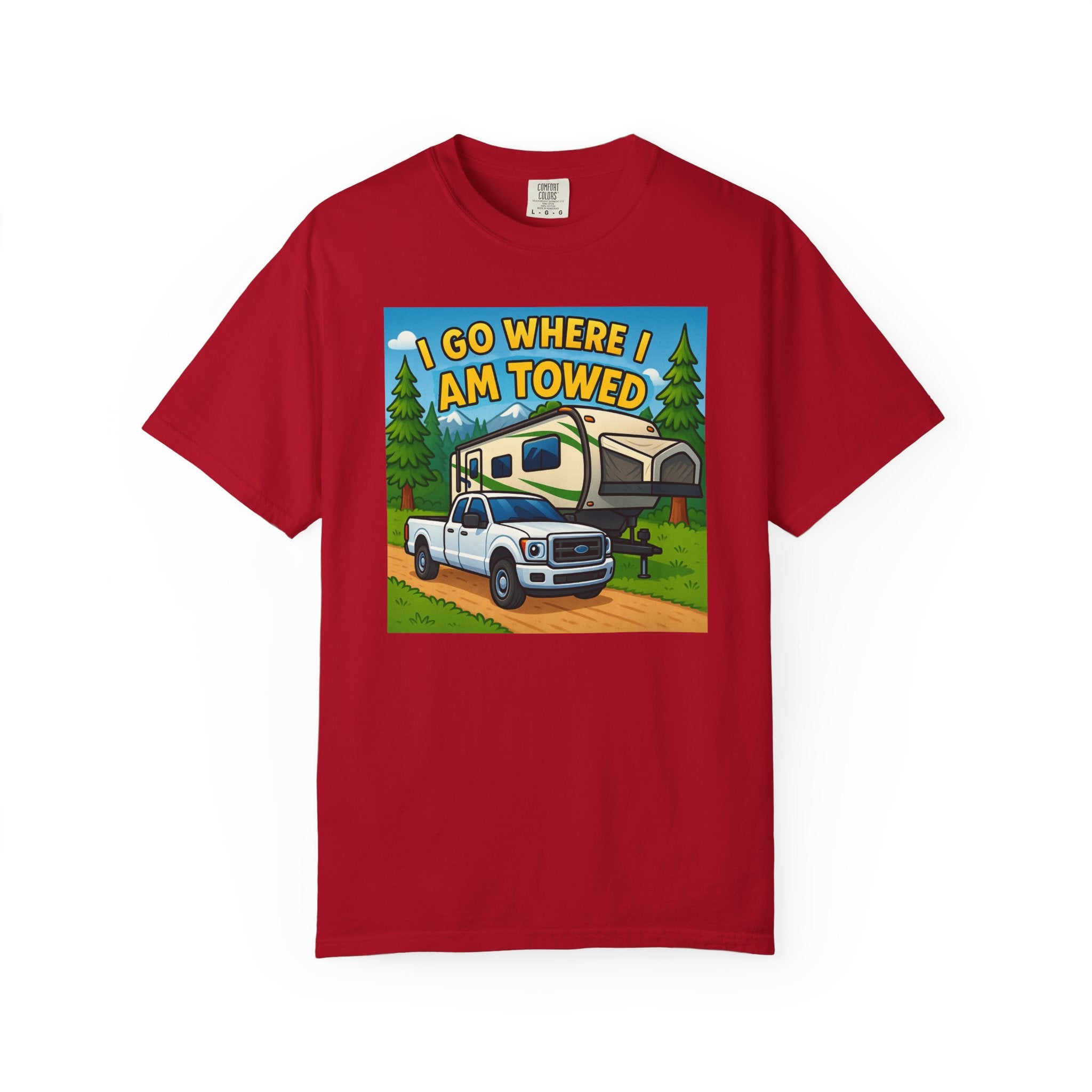 Adventure-Ready Unisex Heavy Cotton Tee - "Go Where I Am Towed"