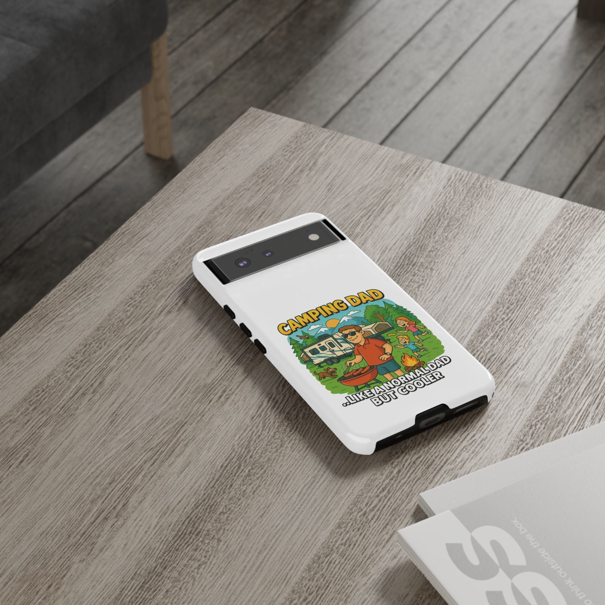 Camping Dad Phone Case - Unique Tough Cover for Outdoor Dads