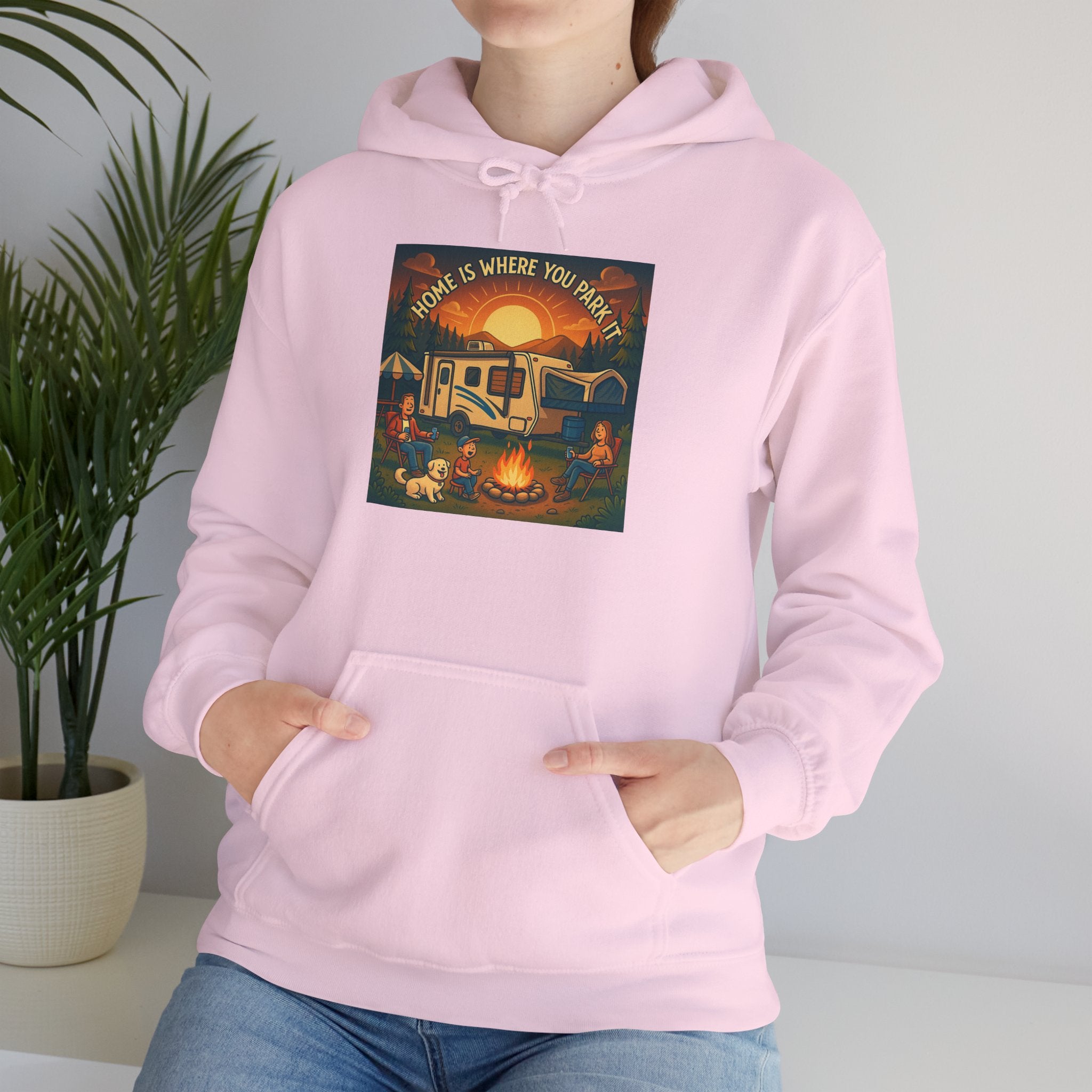Cozy Campfire Vibes Hoodie, Unisex Sweatshirt for Camp Lovers, Autumn Apparel, Outdoor Adventure Gift, Family Get-Together