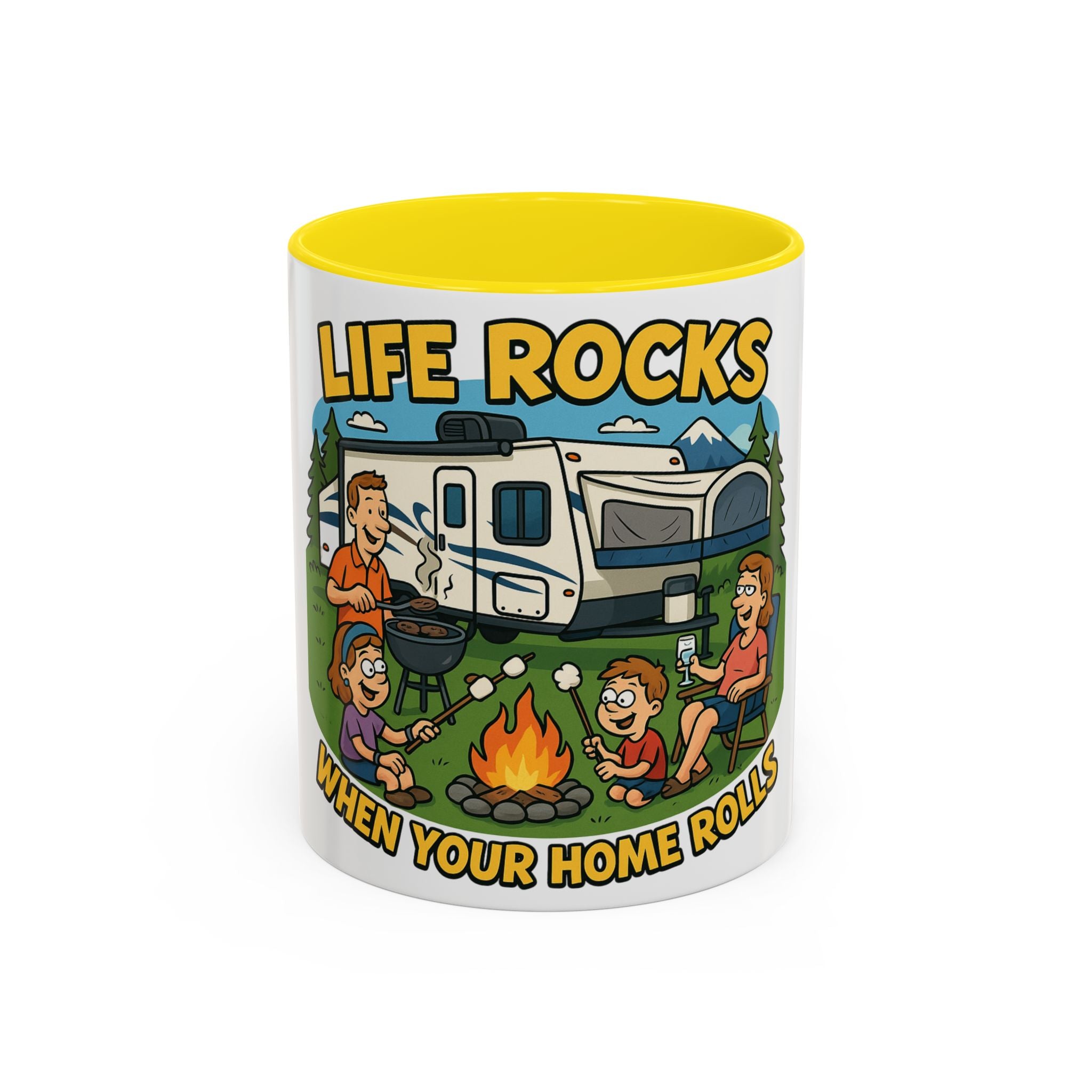 Camping Life Coffee Mug - Adventure Lover Gift, RV Travel Mug, Cozy Campfire Vibes, Perfect for Outdoor Enthusiasts, Gift for Dad