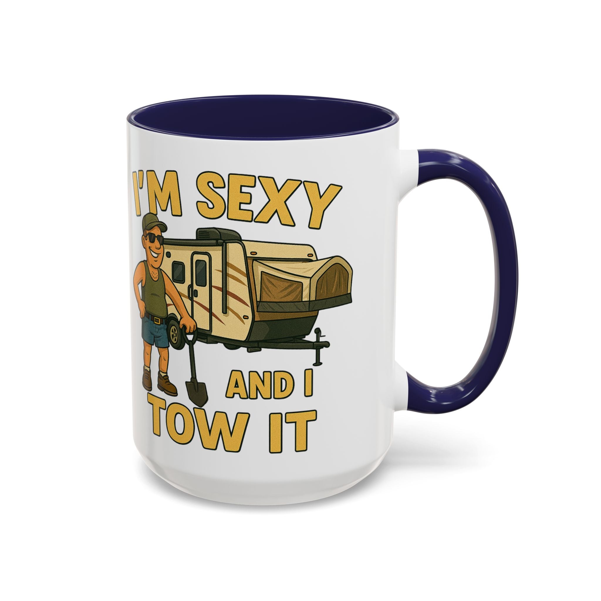 Playful Camping Mug, Funny Coffee Cup, Camper Gift, RV Lover's Accessory, Outdoor Adventure Mug