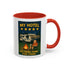 Camping-Themed Accent Coffee Mug | Perfect for RV Lovers, Campers, Travelers, Cozy Nights, Outdoor Adventures, Unique Gift Ideas
