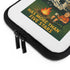 Camping-Themed Laptop Sleeve, Great for Outdoor Lovers, Travel Gift, Eco-Friendly, Tech Accessory