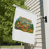 Camping Fun House Banner, Outdoor Decor, Garden Flag, Summer Vibes, Family Camping Theme, S'mores Lovers Sign