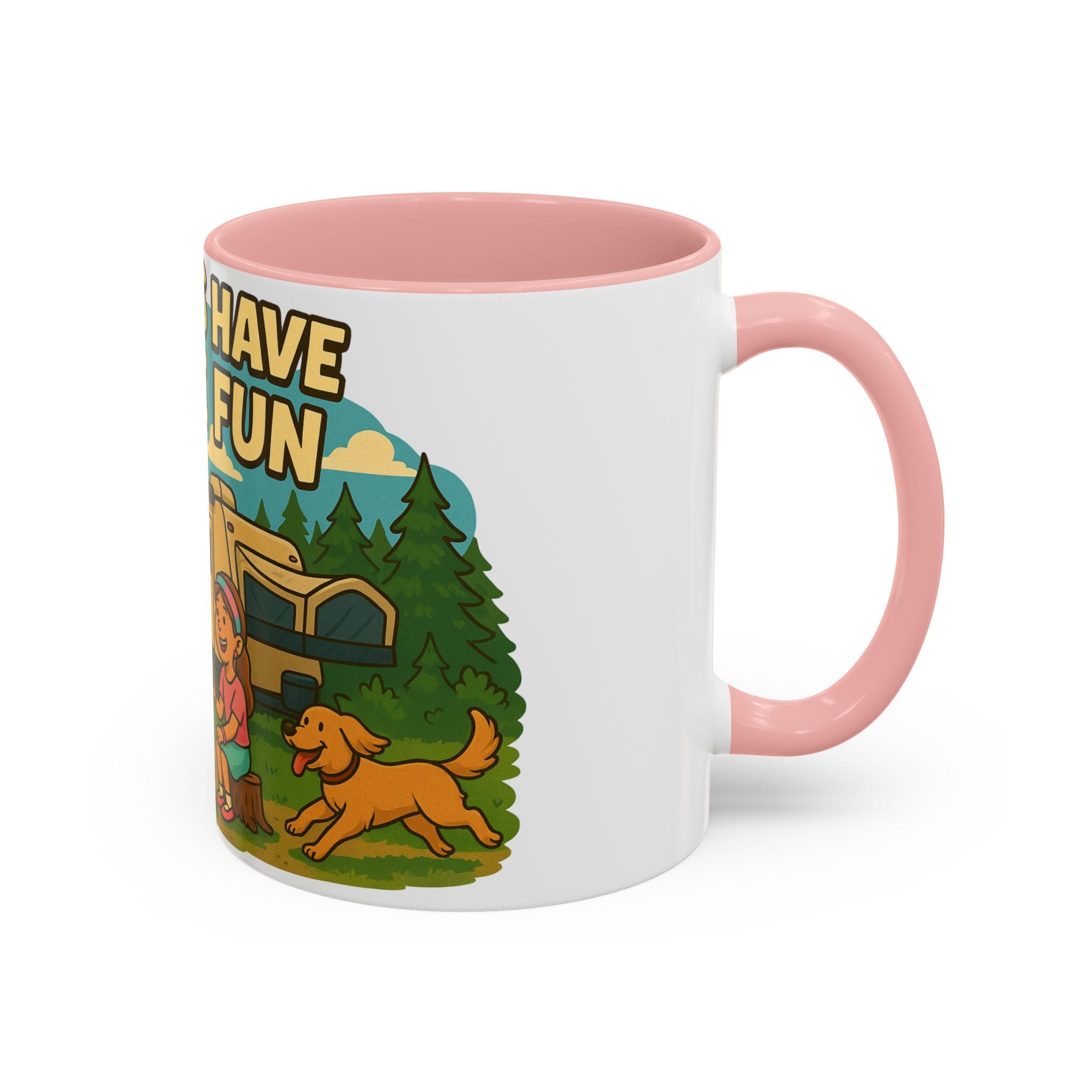 Campfire Adventure Mug - 'Campers Have S'more Fun', Outdoor Coffee Cup for Camping Lovers, Gifts for Nature Enthusiasts, S'mores Jokes