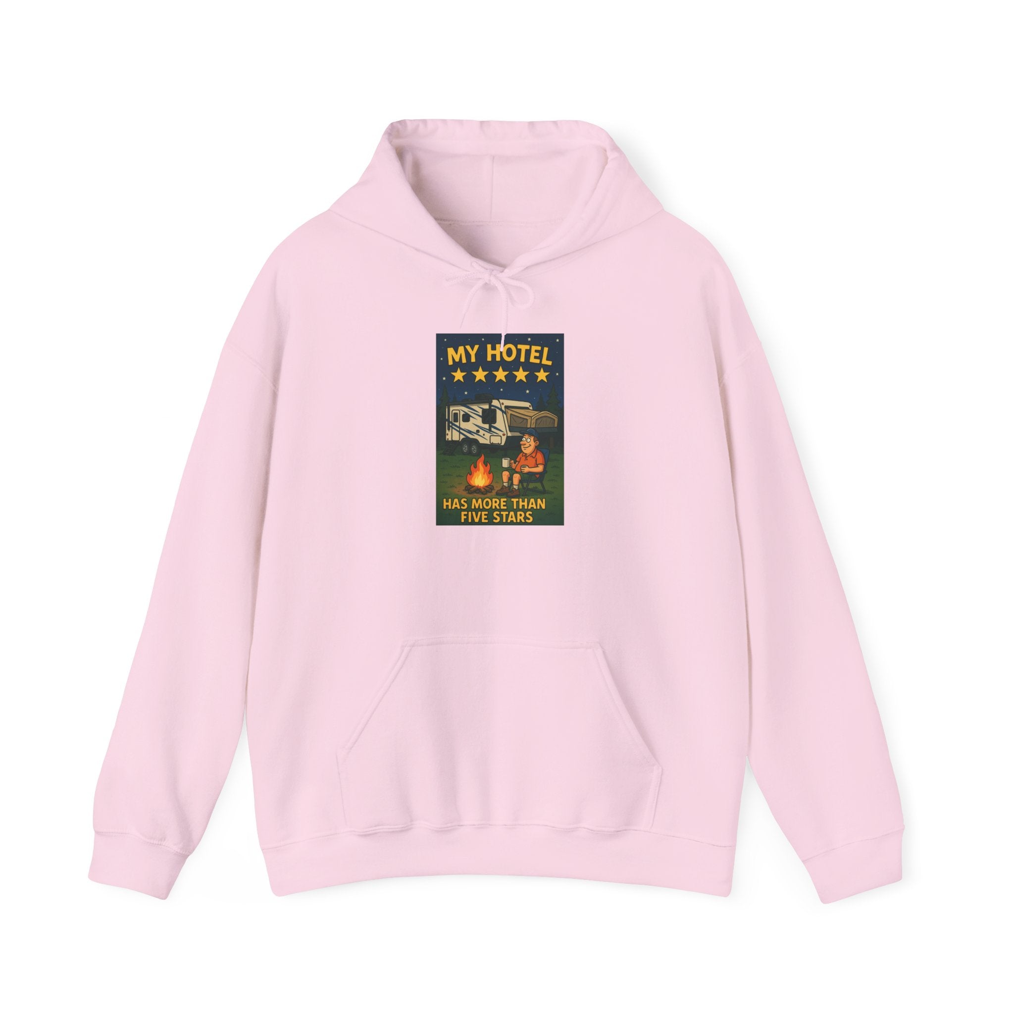 Cozy Camping Hoodie - My Hotel, Outdoor Adventure Apparel, Travel Gift, Nature Lovers Sweatshirt, Camping Gear