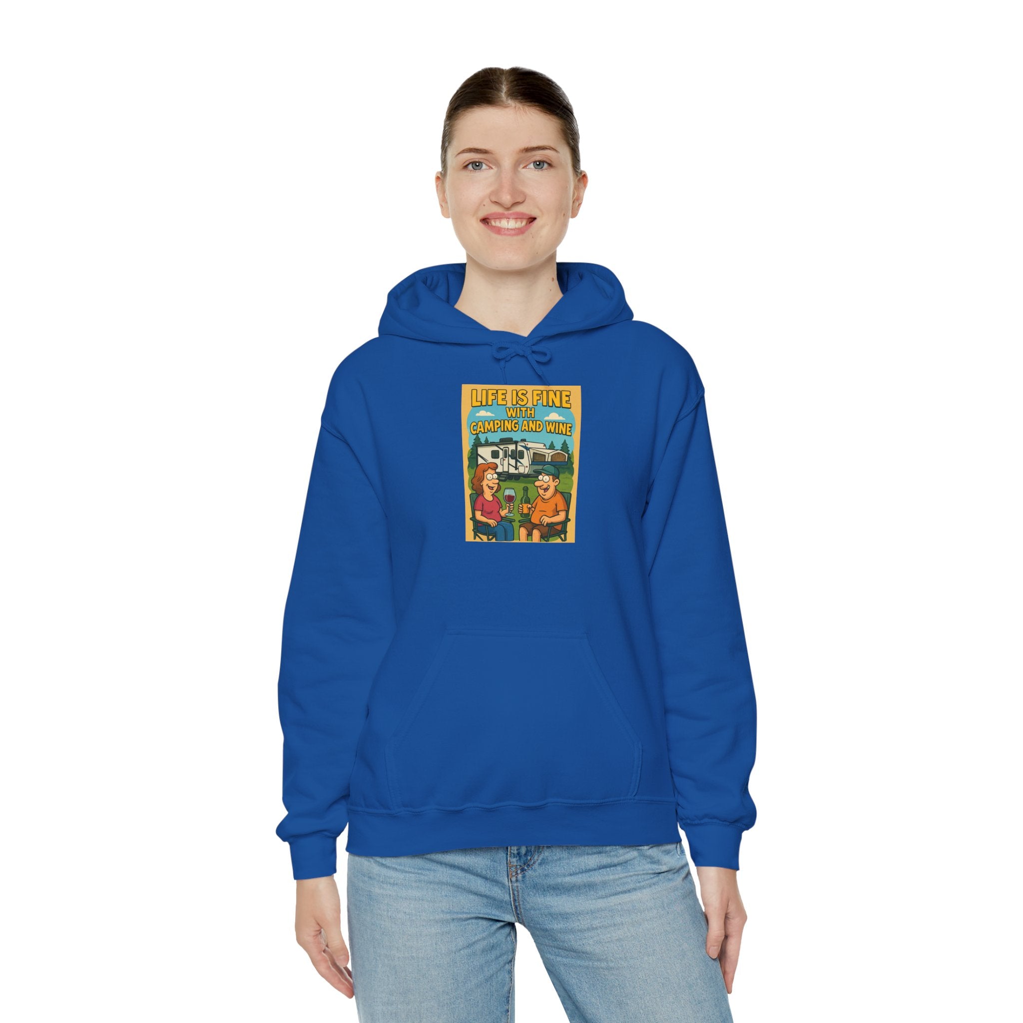Retro Graphic Hooded Sweatshirt, Cozy Unisex Hoodie for Casual Days, Perfect Gift for Friends, Fall and Winter Fashion