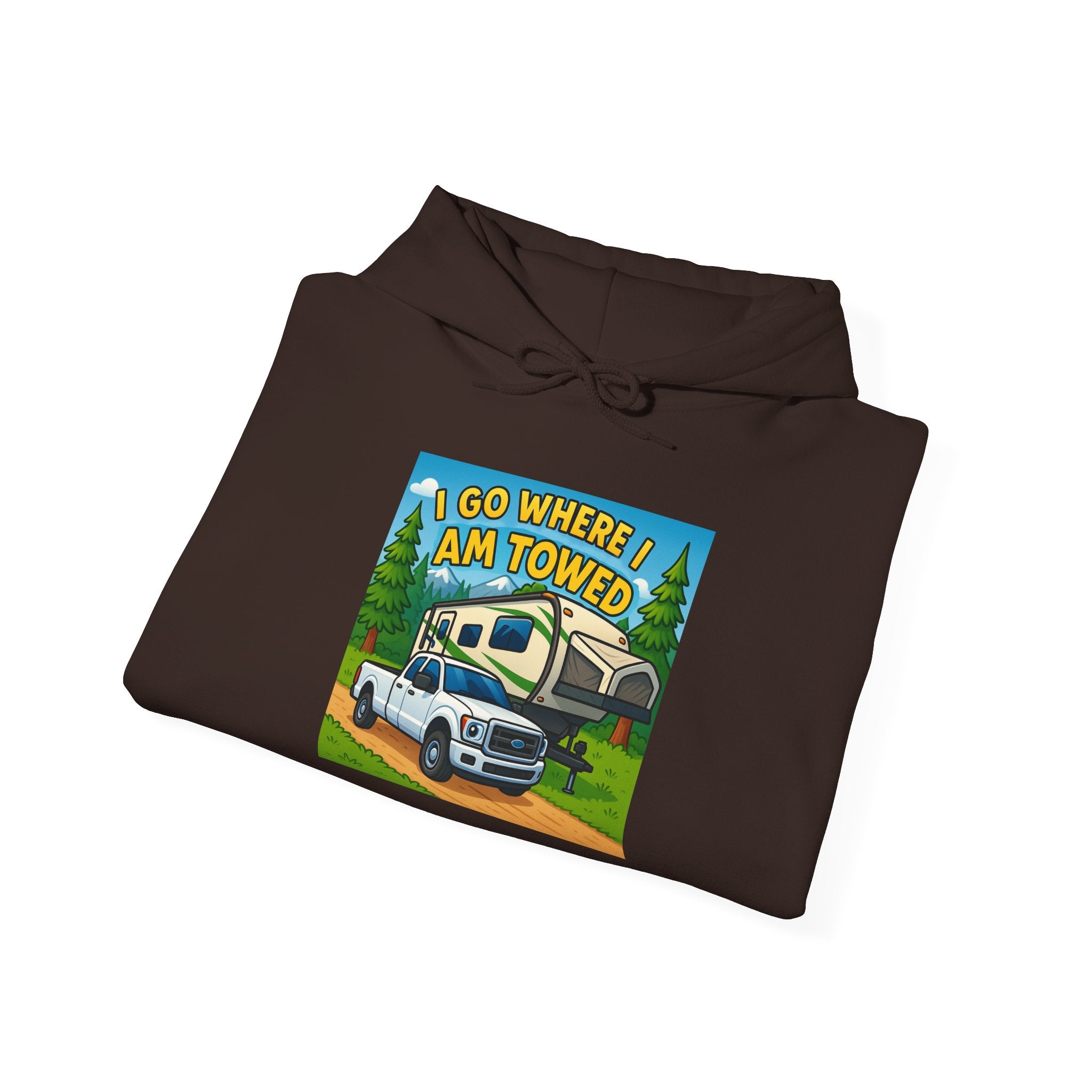 Adventure-Themed Hooded Sweatshirt - Perfect for Travel Enthusiasts, Camper Gifts, Cozy Outings, Outdoor Activities, Road Trip Essentials