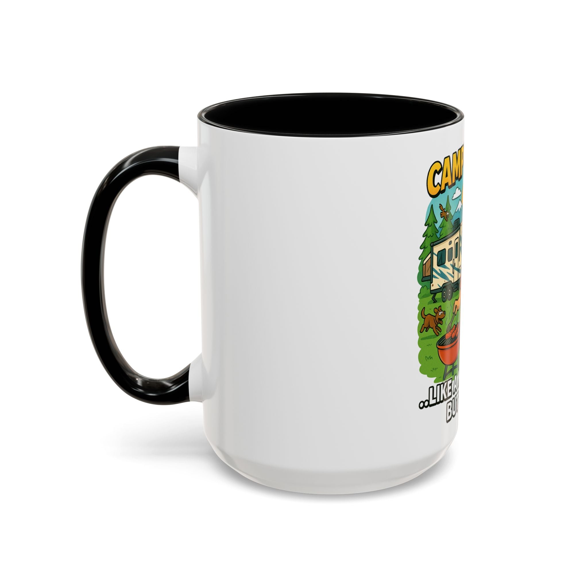 Cool Camping Dad Coffee Mug - Fun Outdoor Adventure Gift