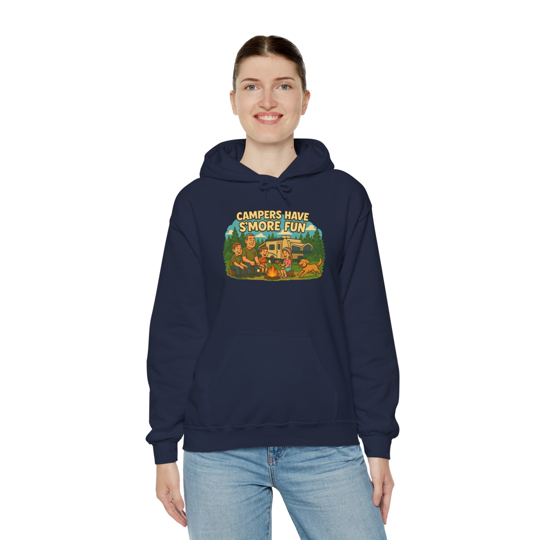 Campfire Vibes Hoodie - Perfect for Outdoor Lovers, Camping Trips, Nature Adventures, Gift for Campers, Cozy Hooded Sweatshirt