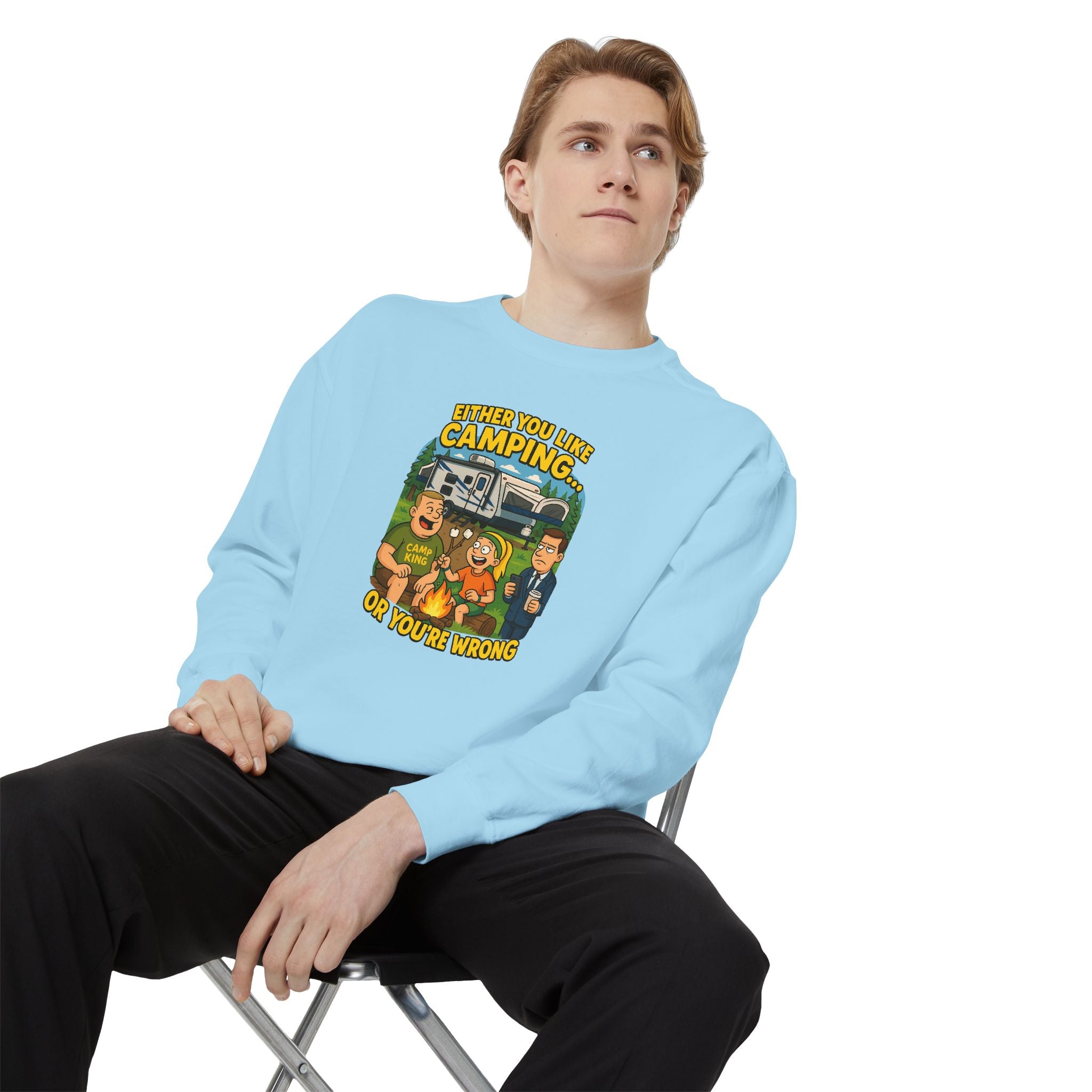 Camping Adventure Sweatshirt - Perfect for Outdoor Lovers