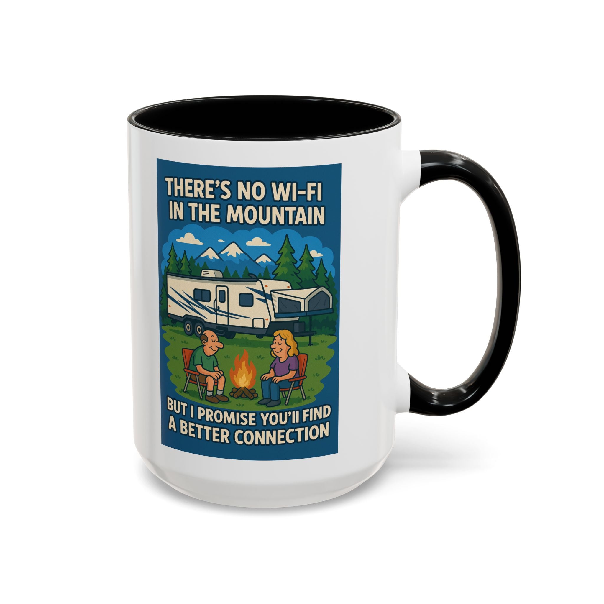 Nature Connection Coffee Mug - Adventure, Camping, Outdoor Gift, Travel Mug, Hiking Coffee Cup