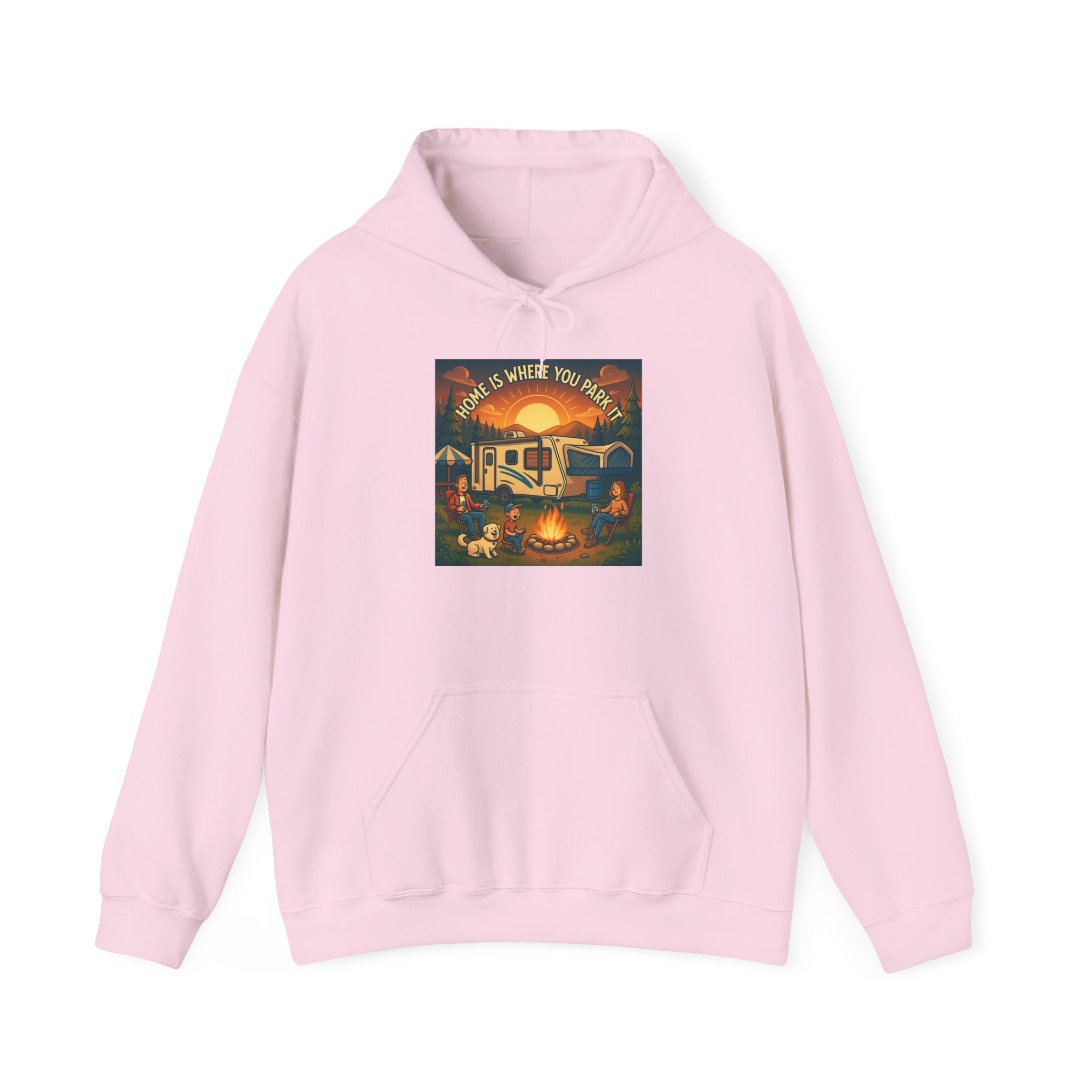 Cozy Campfire Vibes Hoodie, Unisex Sweatshirt for Camp Lovers, Autumn Apparel, Outdoor Adventure Gift, Family Get-Together