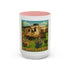 High Class Trailer Trash Coffee Mug - Fun Campfire Ceramic Tea Cup
