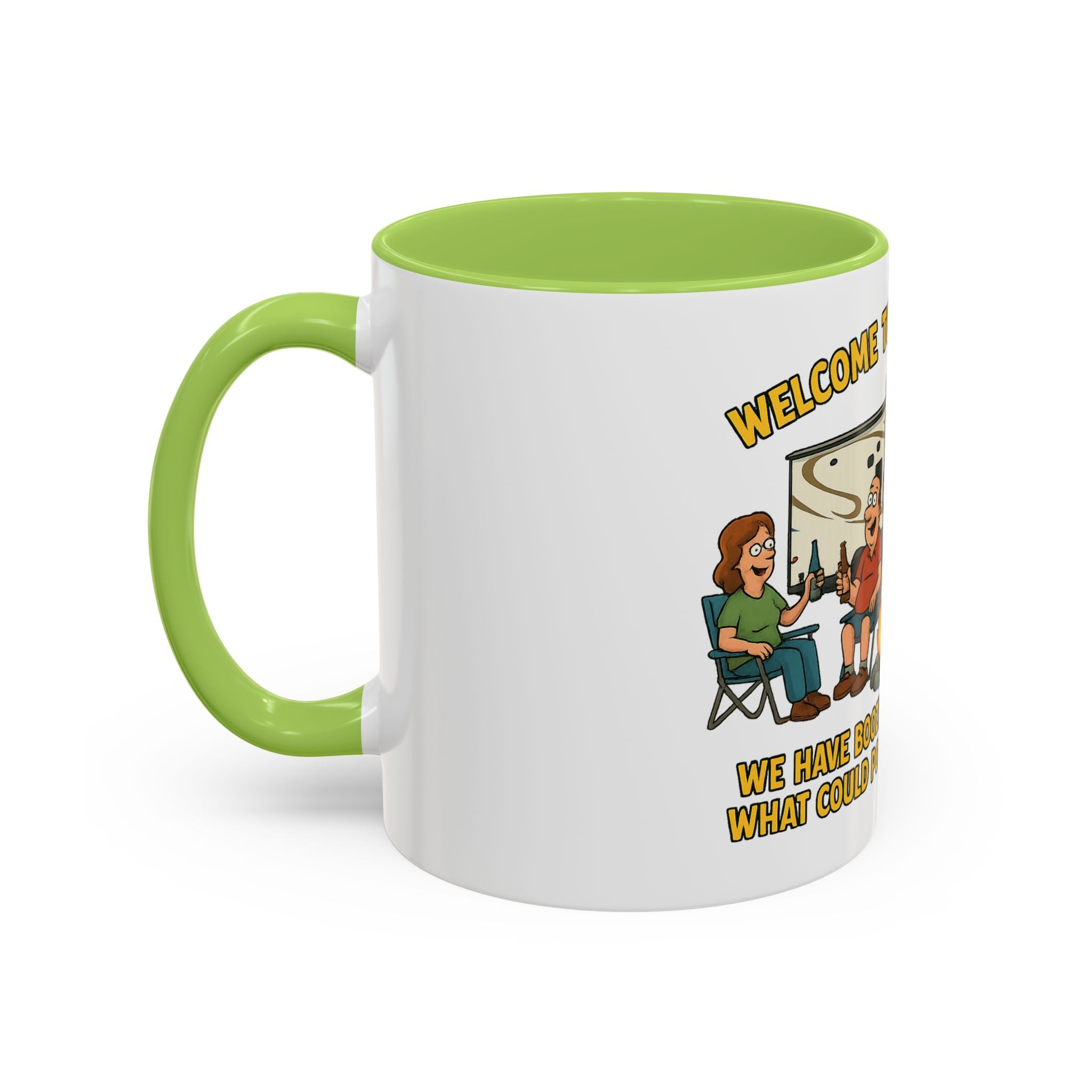 Cozy Firepit Mug | Ideal for Camping Lovers, Humorous Coffee Gifts, Outdoor Gatherings, Funny Kitchen Decor, Welcome Party Accessories