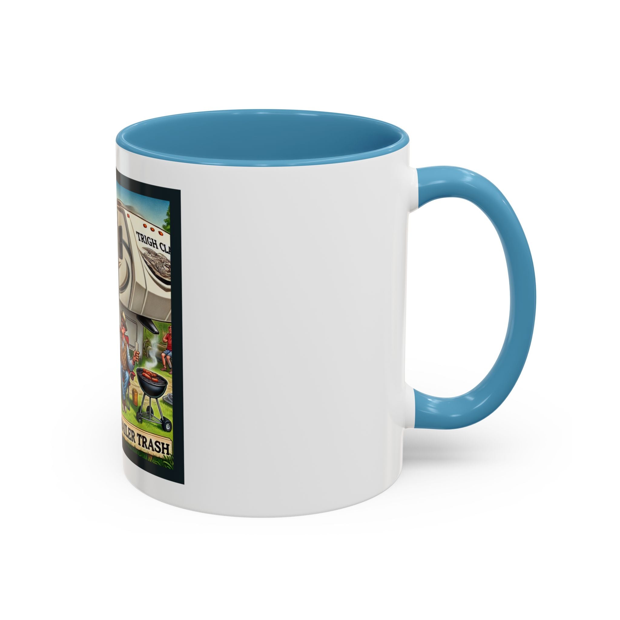 Accent Coffee Mug (11, 15oz) - High Class, Trailer Trash