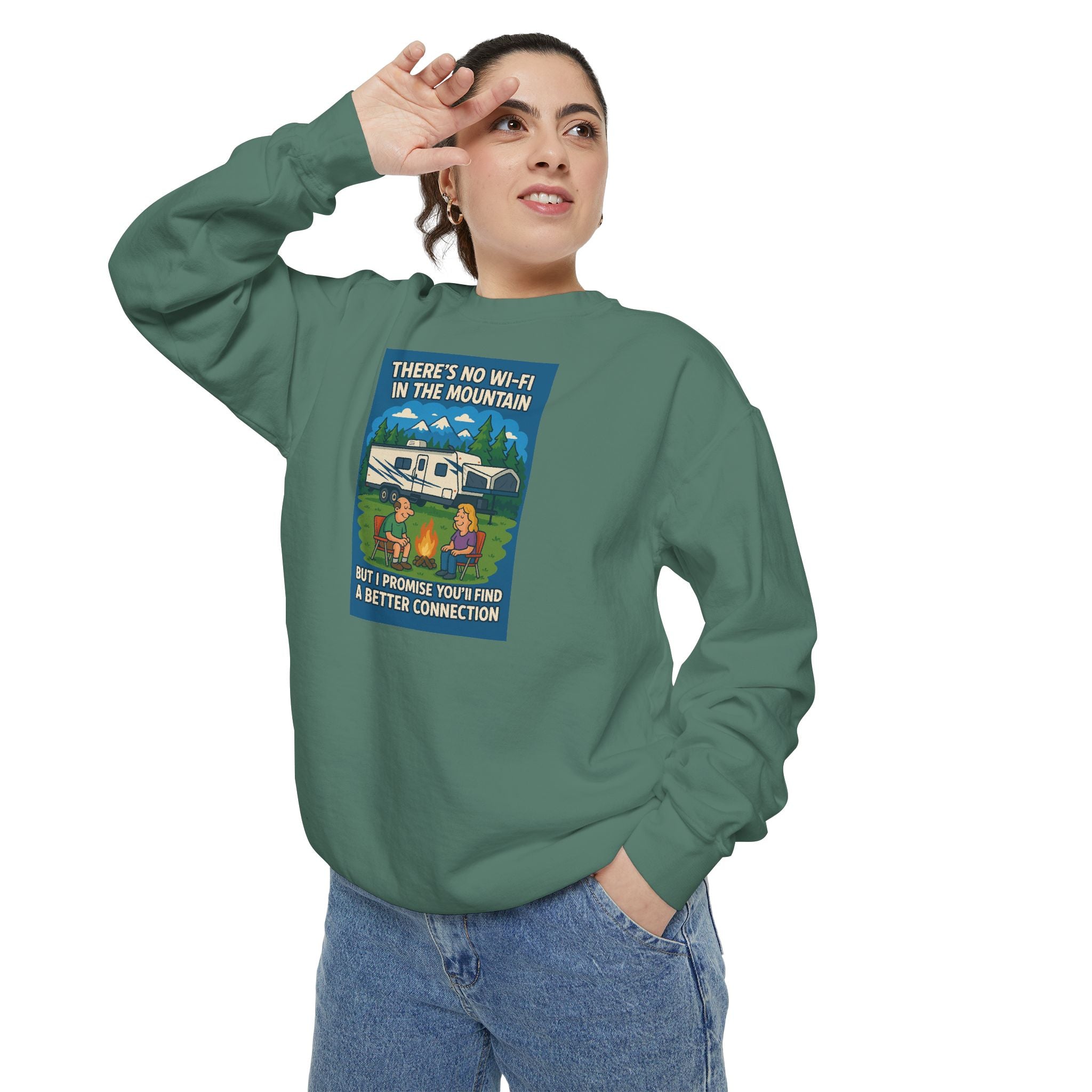 Cozy Campfire Sweatshirt - Perfect for Adventurers, Camping Enthusiasts, Family Gatherings, or Cozy Nights In, Gift Idea, Outdoor Style