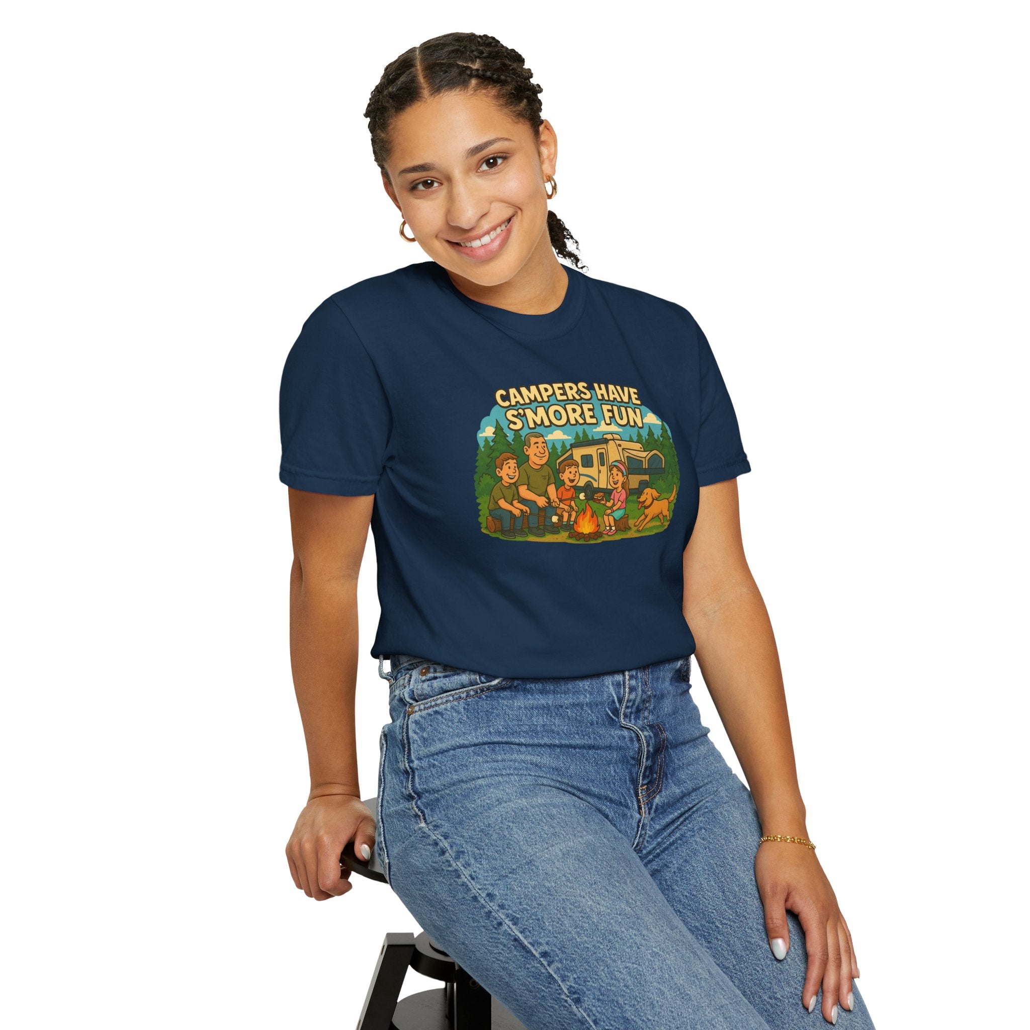 Camping T-Shirt for Outdoor Lovers, Perfect Gift for Campers, Adventure Tee, Vacation Shirt, Summer Fun Merchandise