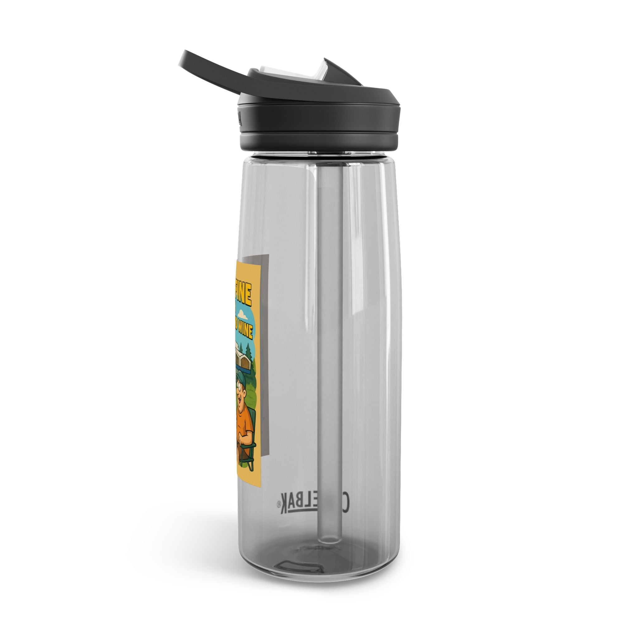 Camping & Wine Water Bottle, Outdoor Hydration, Gifts for Campers, Travel Bottle, Summer Adventures, Eco-Friendly Hydration